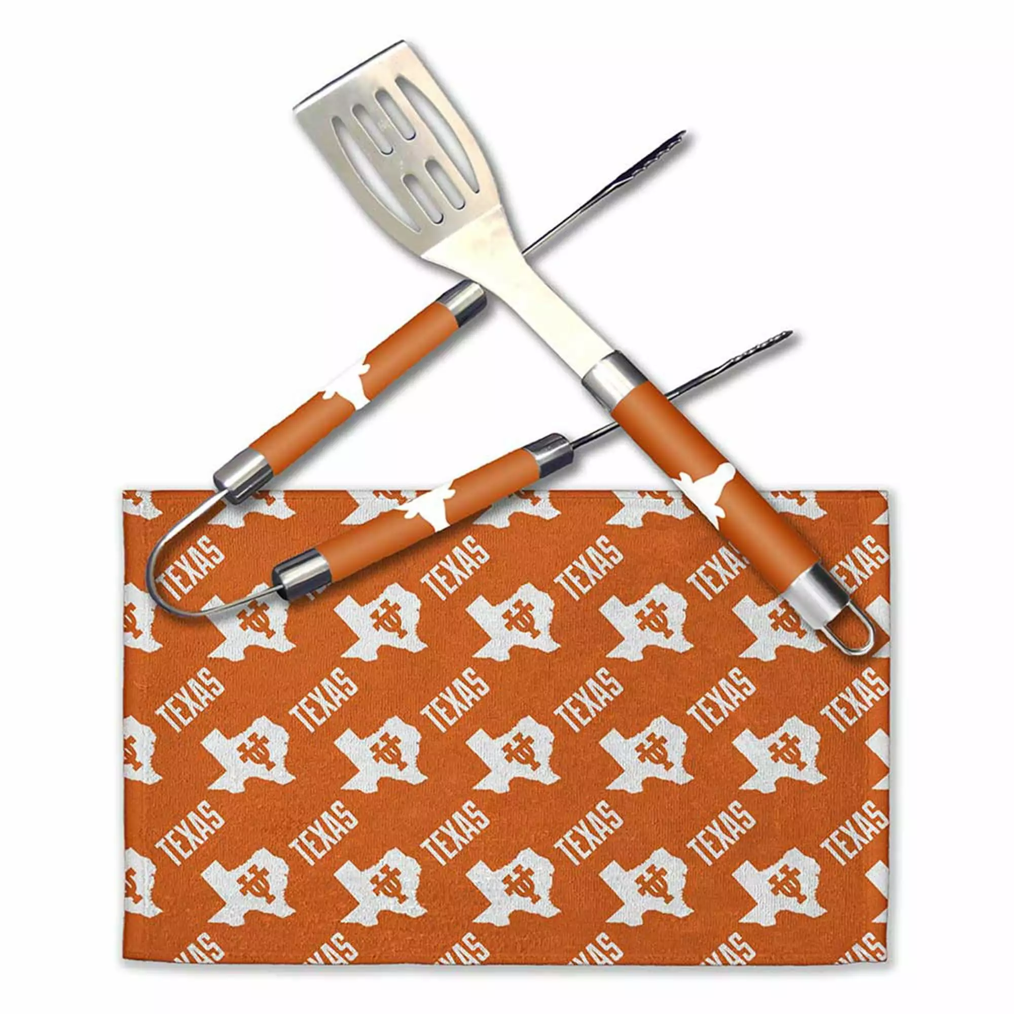 Texas Longhorns BBQ Grill Utensil Set Outdoor Cooking and Grilling StadiumGear