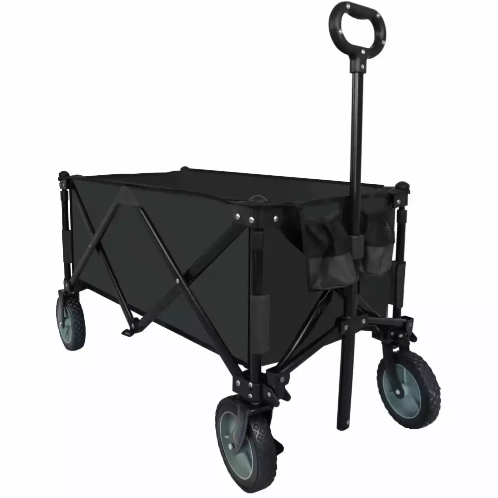 Sturdy Heavy Duty Collapsible Beach Wagon Outdoor Activities Easy to Maneuver and Store