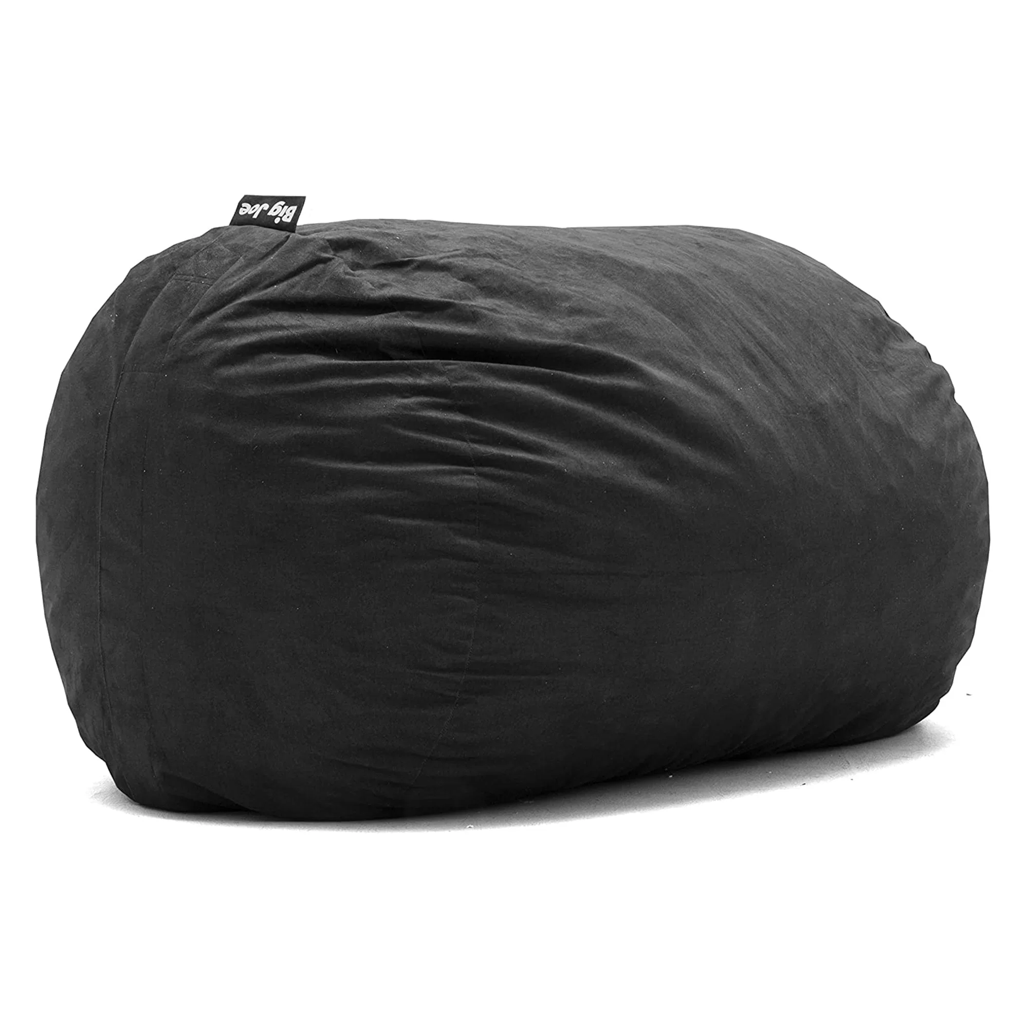 Big Joe Fuf XL Shredded Foam Beanbag Chair Removable Cover Black Lenox
