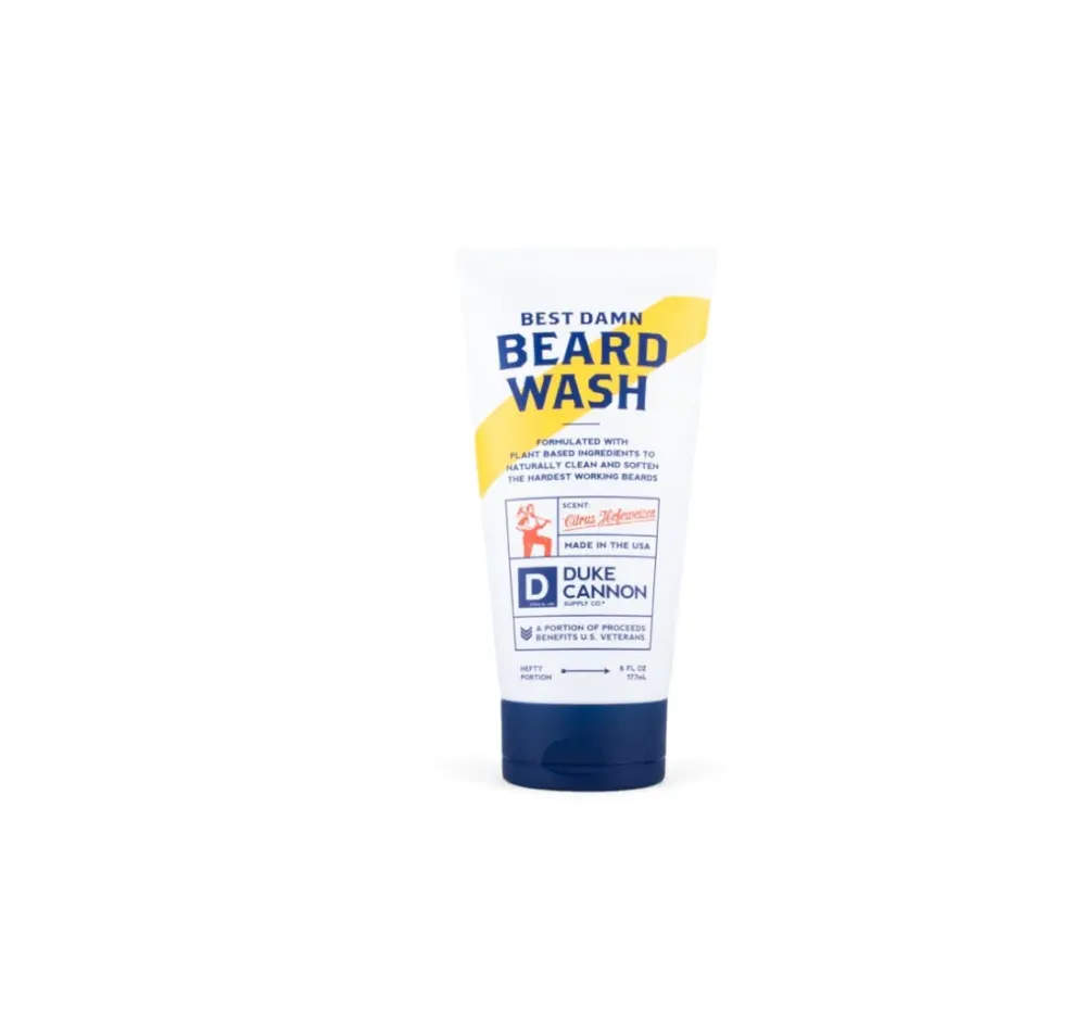 Duke Cannon 02BDWASH Best Damn Beard Wash 6 Oz Men's Grooming Product