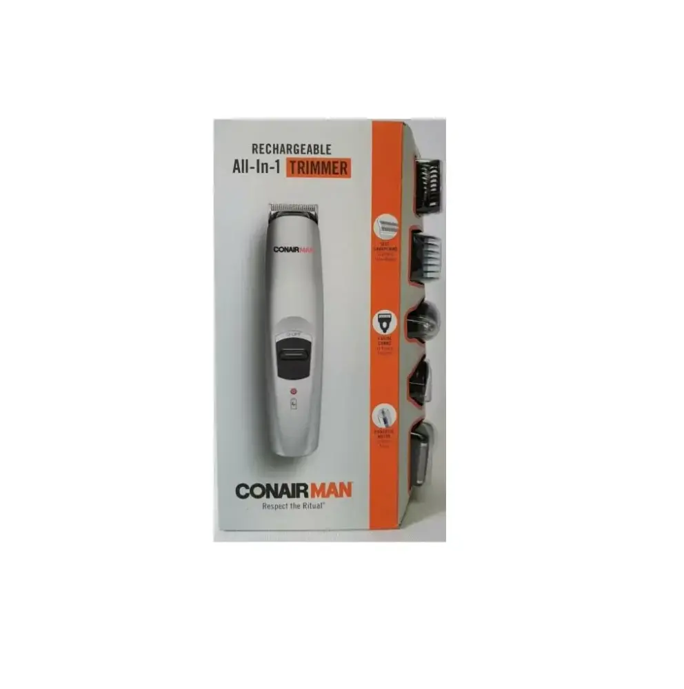 Conair GMT189CGB All--One Beard And Mustache Trimmer 13 Piece Grooming Kit