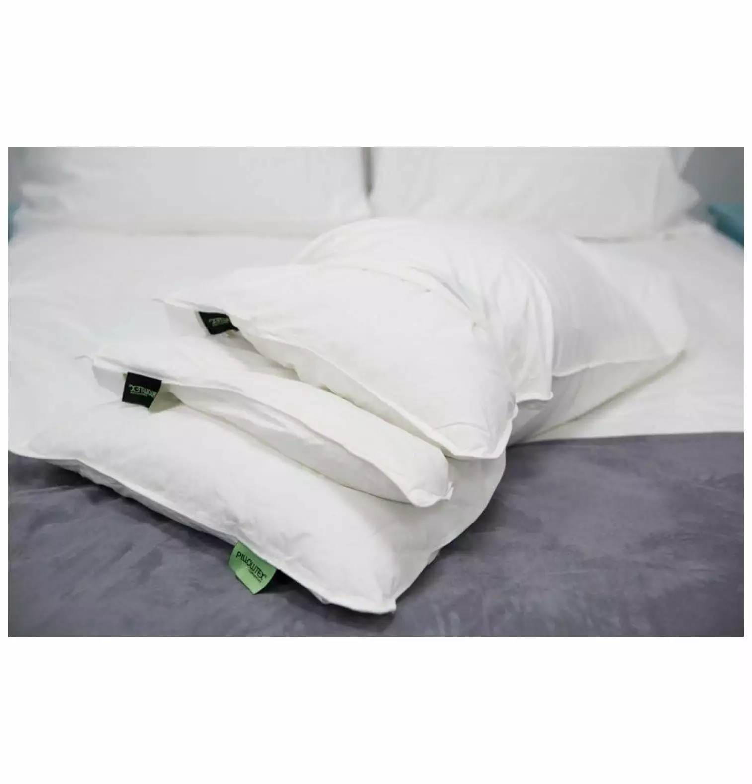 Adjustable Loft Bed Pillow Back Side and Stomach Sleepers 100% Cotton Hypoallergenic Drevy