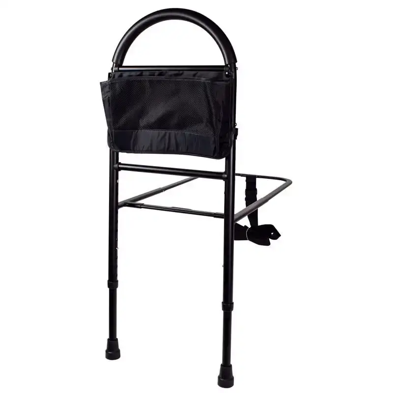 Carex Health Brands Black Bedside Rail Safety and Support 1 Pack