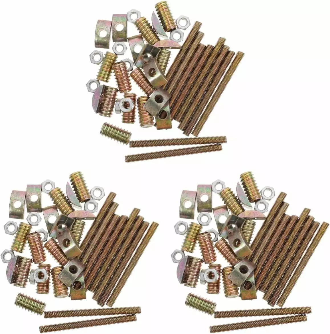 8 Pcs Bedside Anchor Anti-Shake Tool Bedside Fixator Headboard Wall Support Furniture Anti-Collision Kit TRAHOO