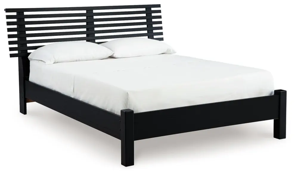 Danziar - Slat Panel Bed Low Footboard