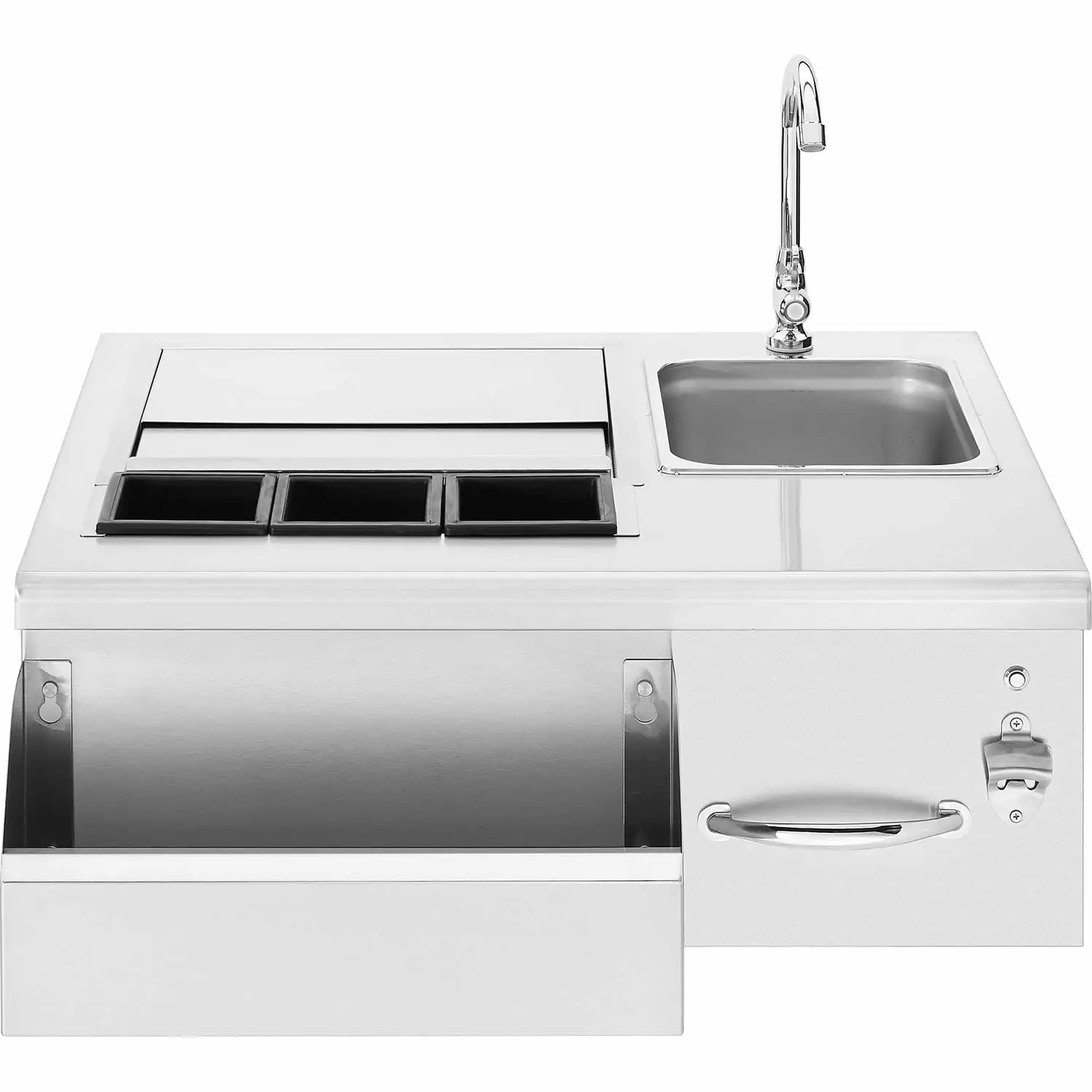 Summerset 30-Inch Stainless Steel Built- Beverage Center SSBC-30L Home Bar Summerset Grills