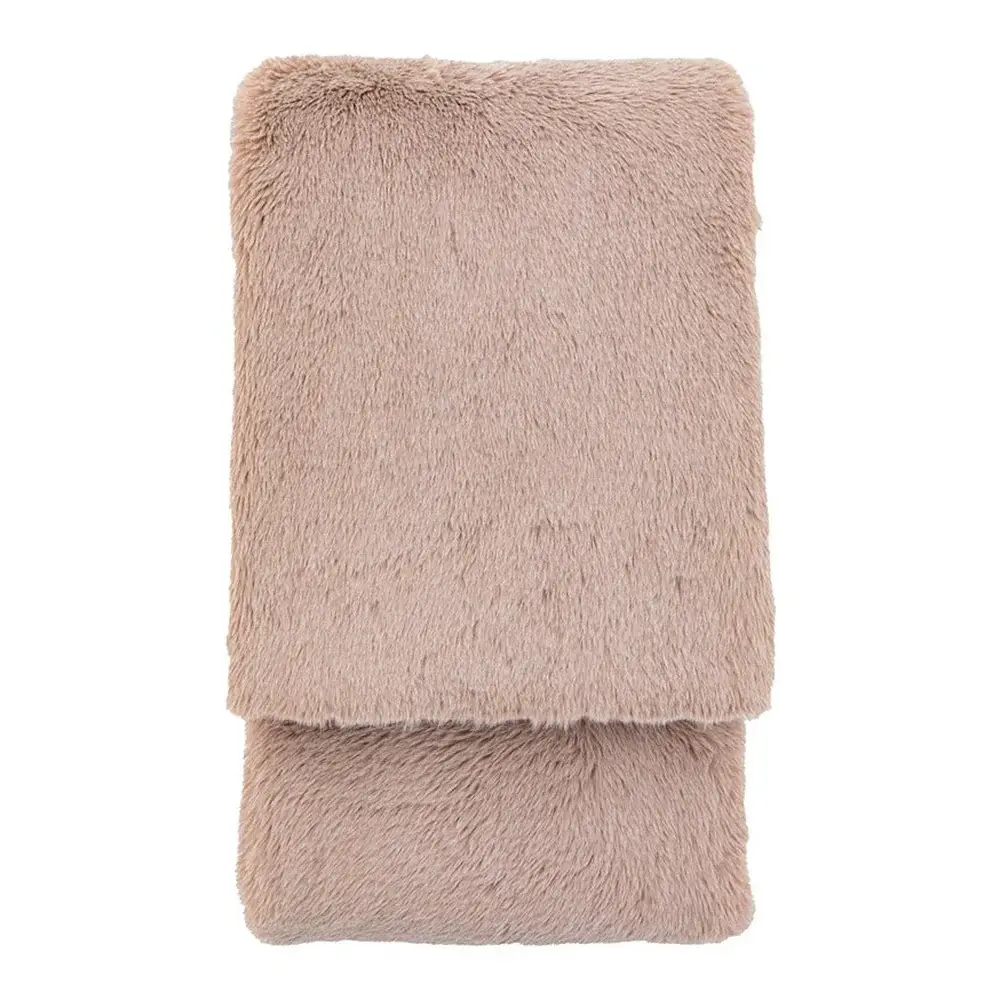 Juniper Faux Fur Throw 130x150cm - Mauve