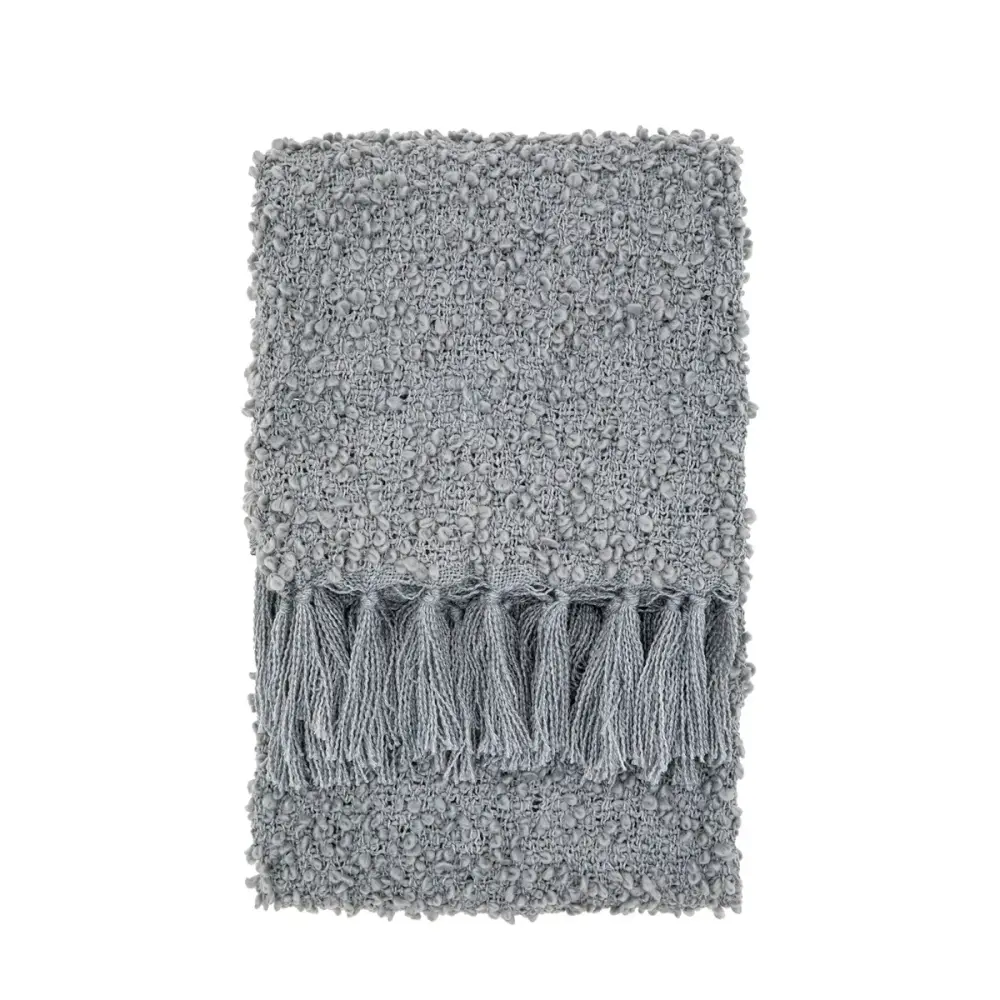 Lightweight Bologna Throw - Grey