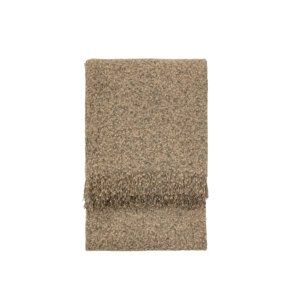 Premium Weighted Melange Acrylic Throw - Unadulterated