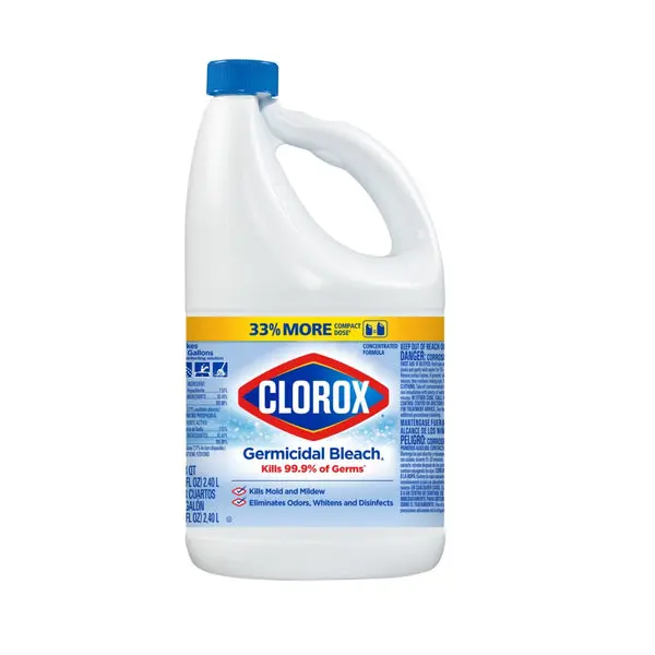 Clorox 32464 Germicidal Bleach 81 Oz Disinfectant Cleaner