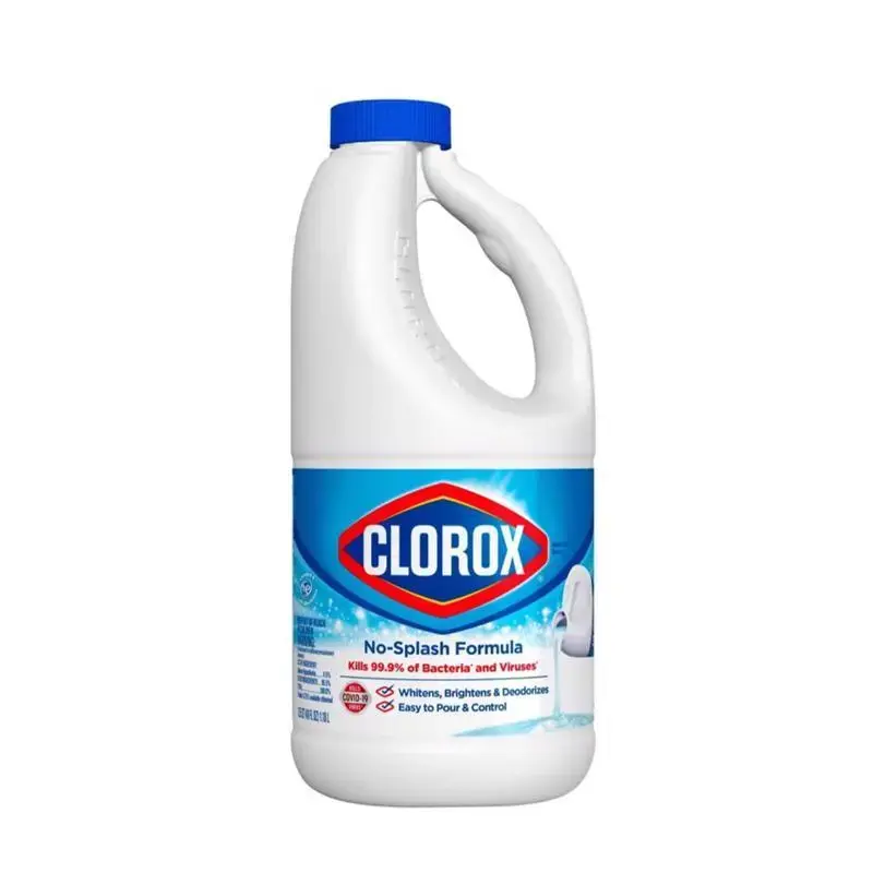 Clorox Splashless Bleach 77 Ounce Pack 6 Laundry and Disinfection