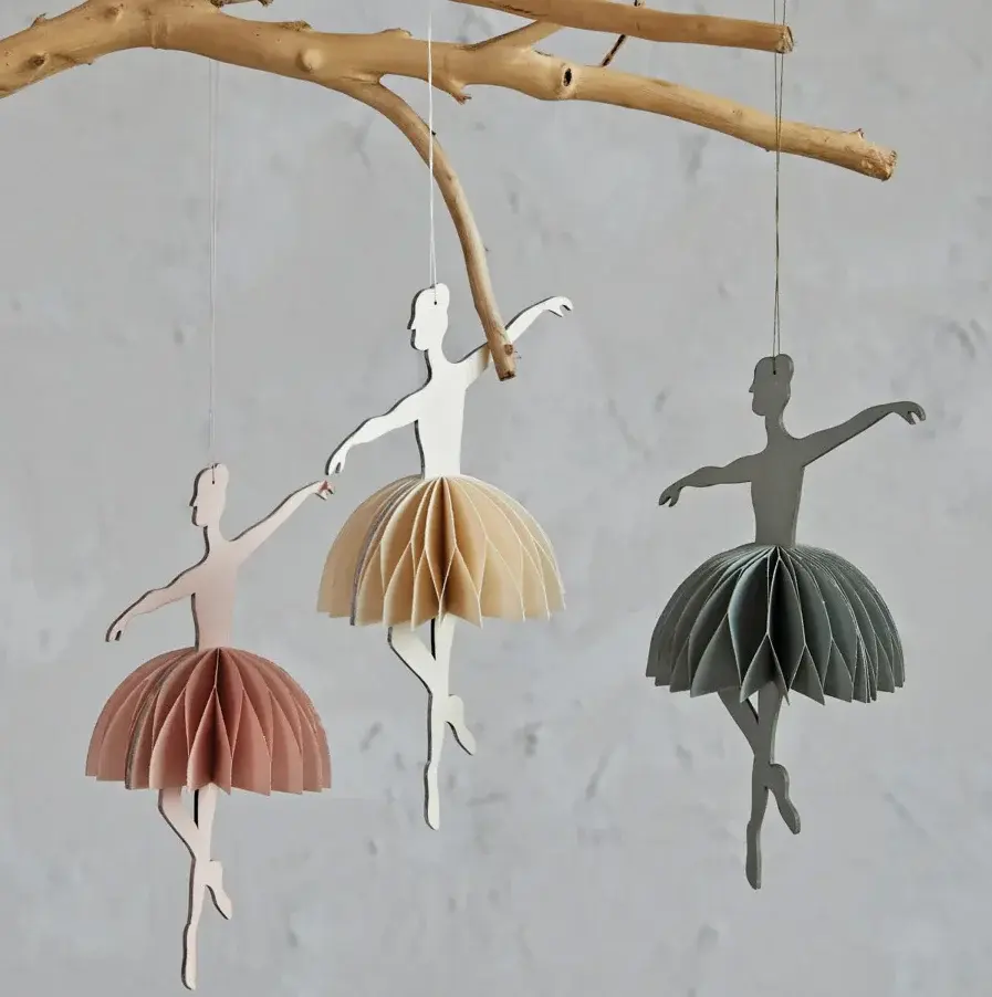 Honeycomb Ballerina Ornament