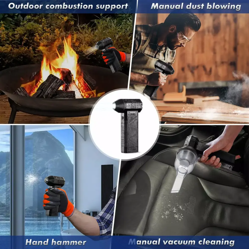 130000 RPM Travel-friendly Turbo Fan Air Blower Computer Outdoors Car Cleaning 2