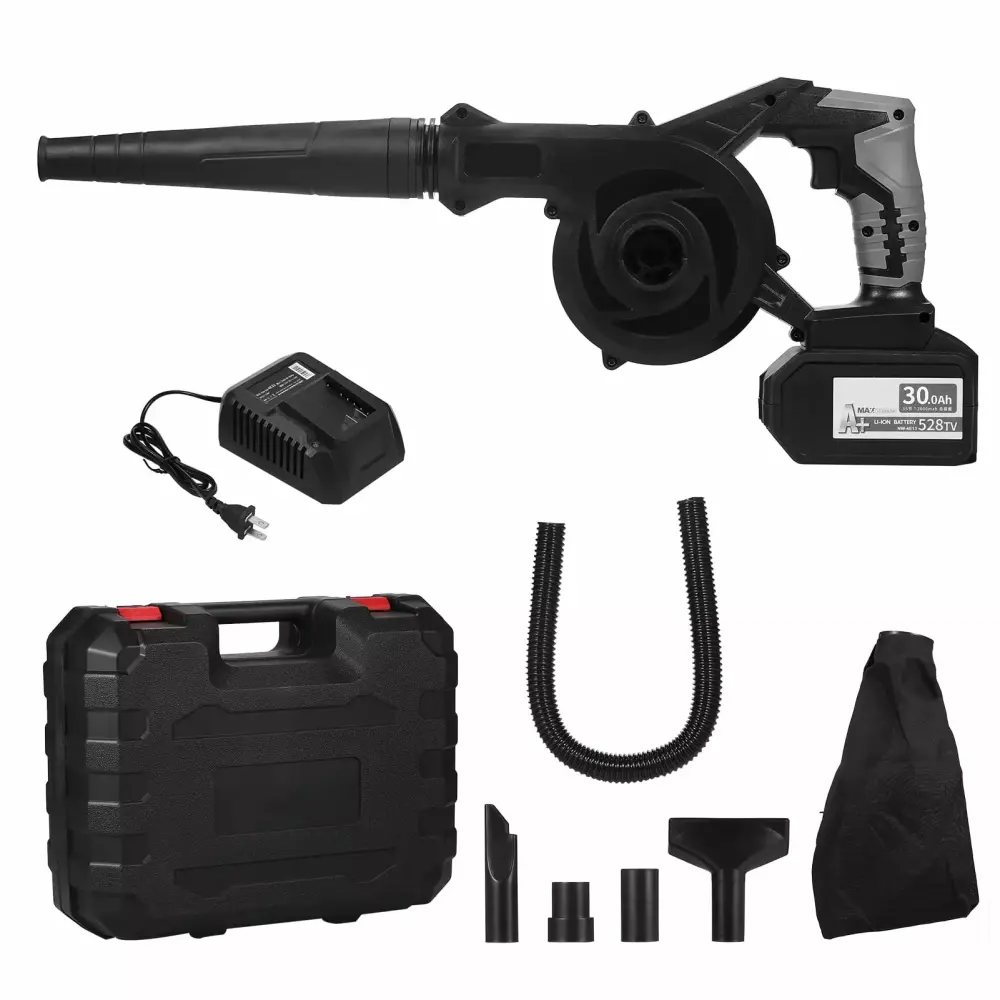 2 1 21V 6.0A Air Blower and Suction Kit Computer Cleaner Tool Dust Removal Us