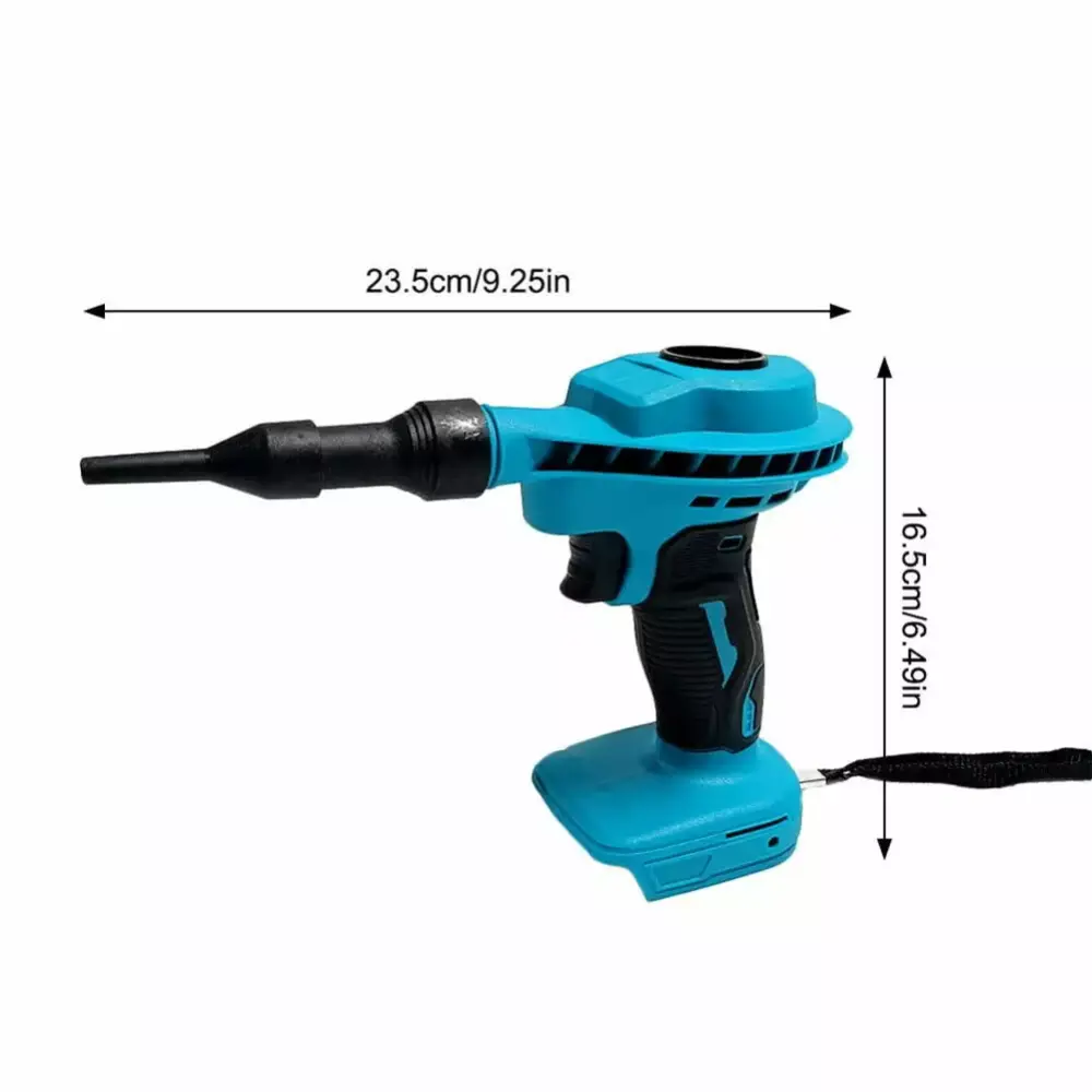 Cordless Dust Blower Inflator Vacuum Multifunction Tool Battery Home Car