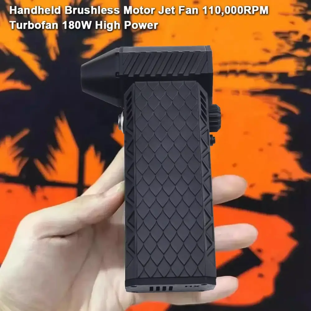 Handheld Brushless Motor Jet Fan 110000 RPM 180W High Power Dust Blower