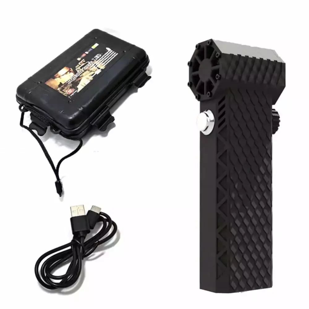Handheld Brushless Motor Jet Fan 110000 RPM 180W High Power Dust Blower Black