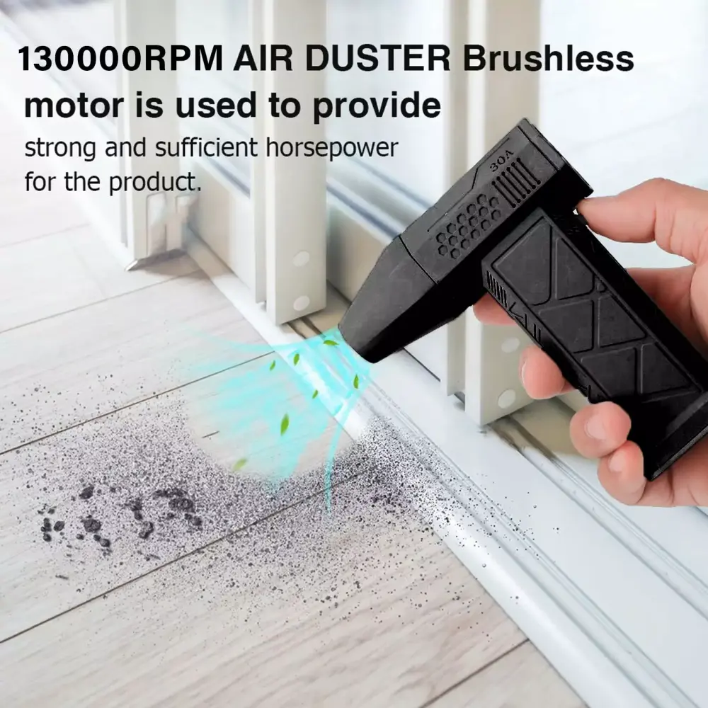 sunsanly Mini Turbo Jet Fan Blower 130000RPM Brushless Motor High-Speed Overheating Protection Handheld Duct Fan