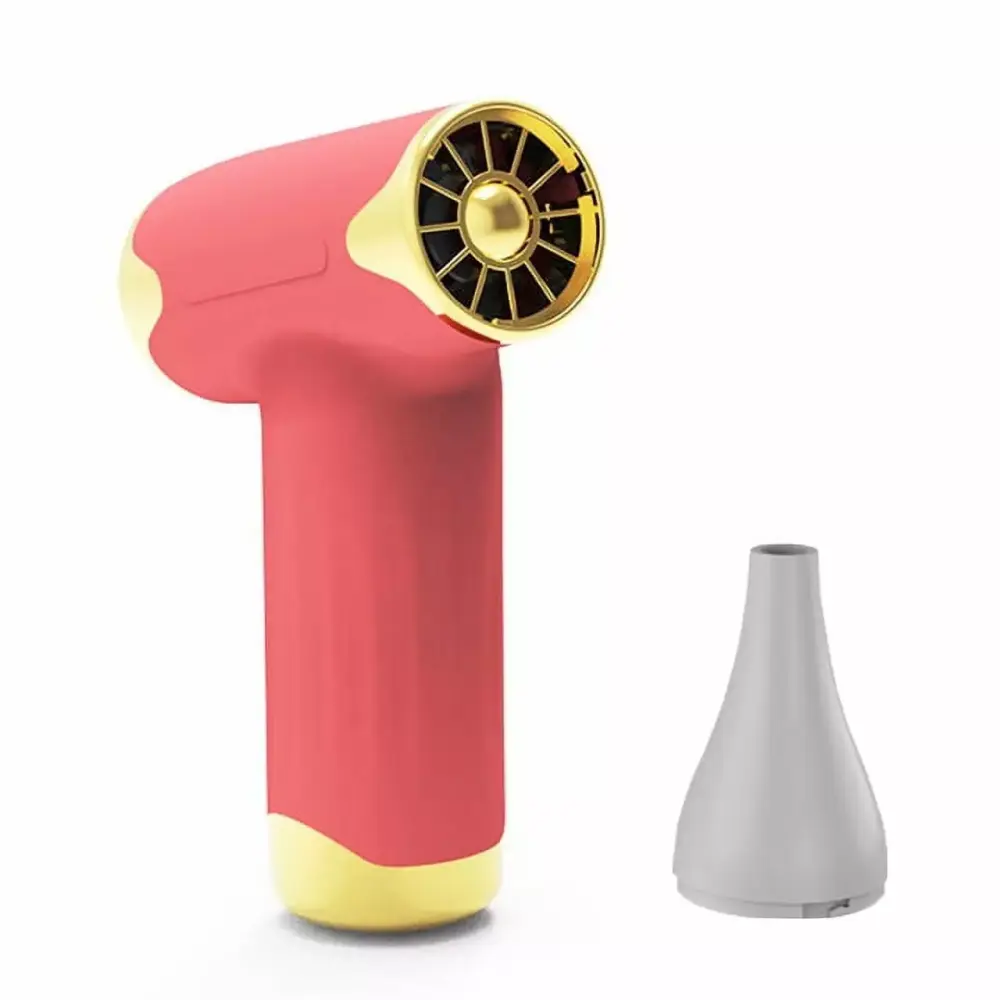 Wireless Turbo Jet Fan Mini Handheld Powerful Travel Outdoor Blower 4 Gears High Speed