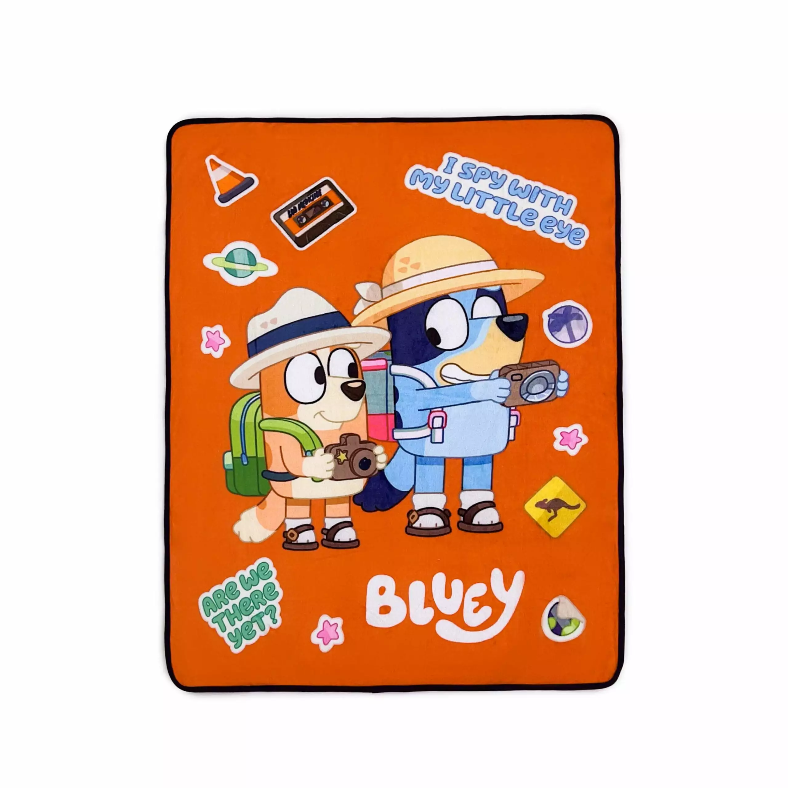 Bluey Road Trip Silk Touch Throw Blanket Kids