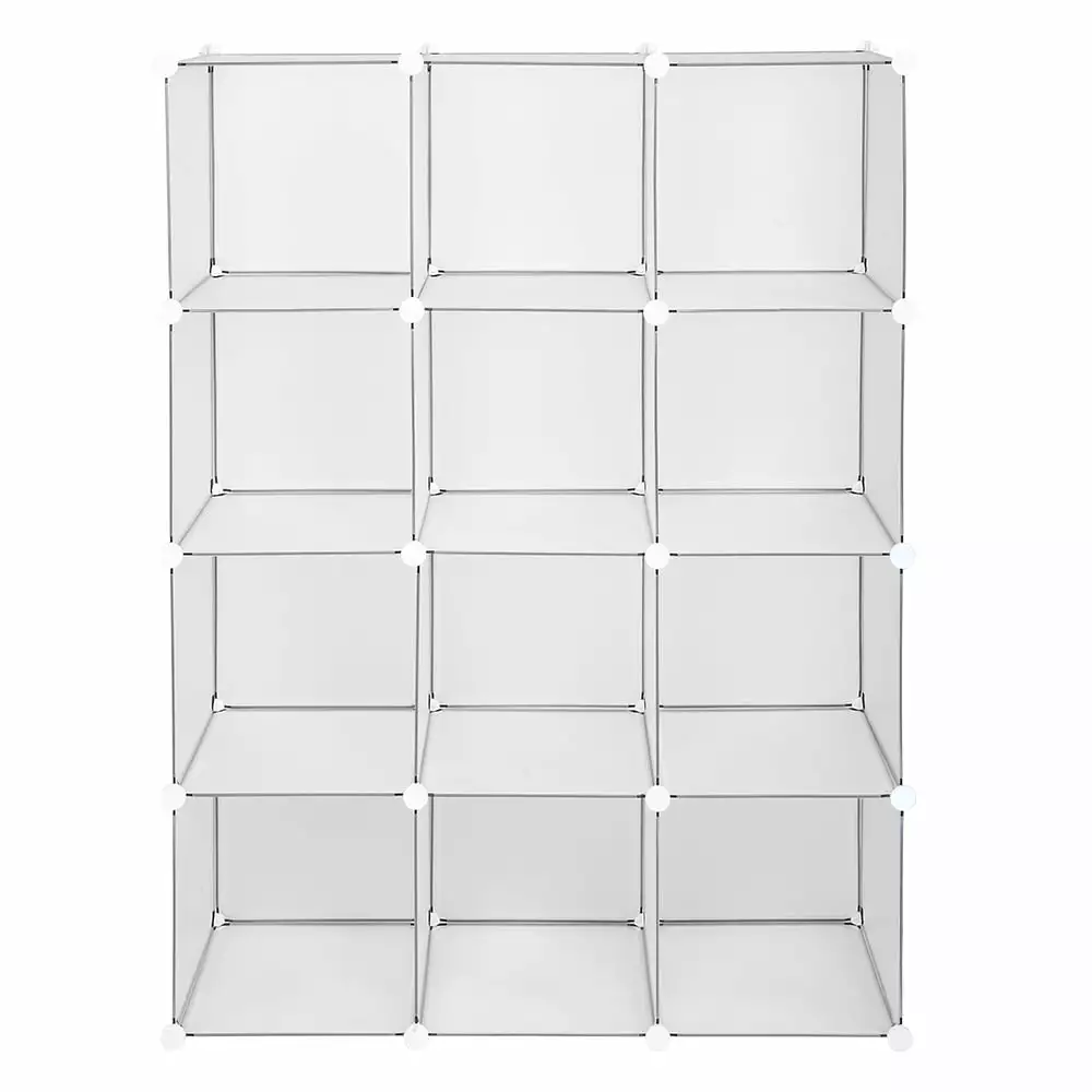 Bluethy 12 Cube Storage Book Shelf Organizer Closet and Home