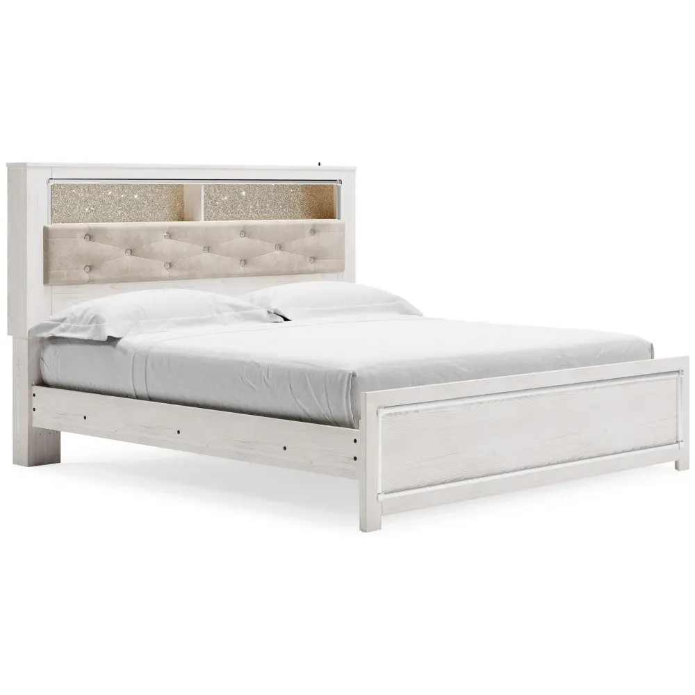 Diamond Modern Furniture Exclusive Design Altyra King Bookcase Bed B2640-69/B2640-56/B2640-95/B100-14
