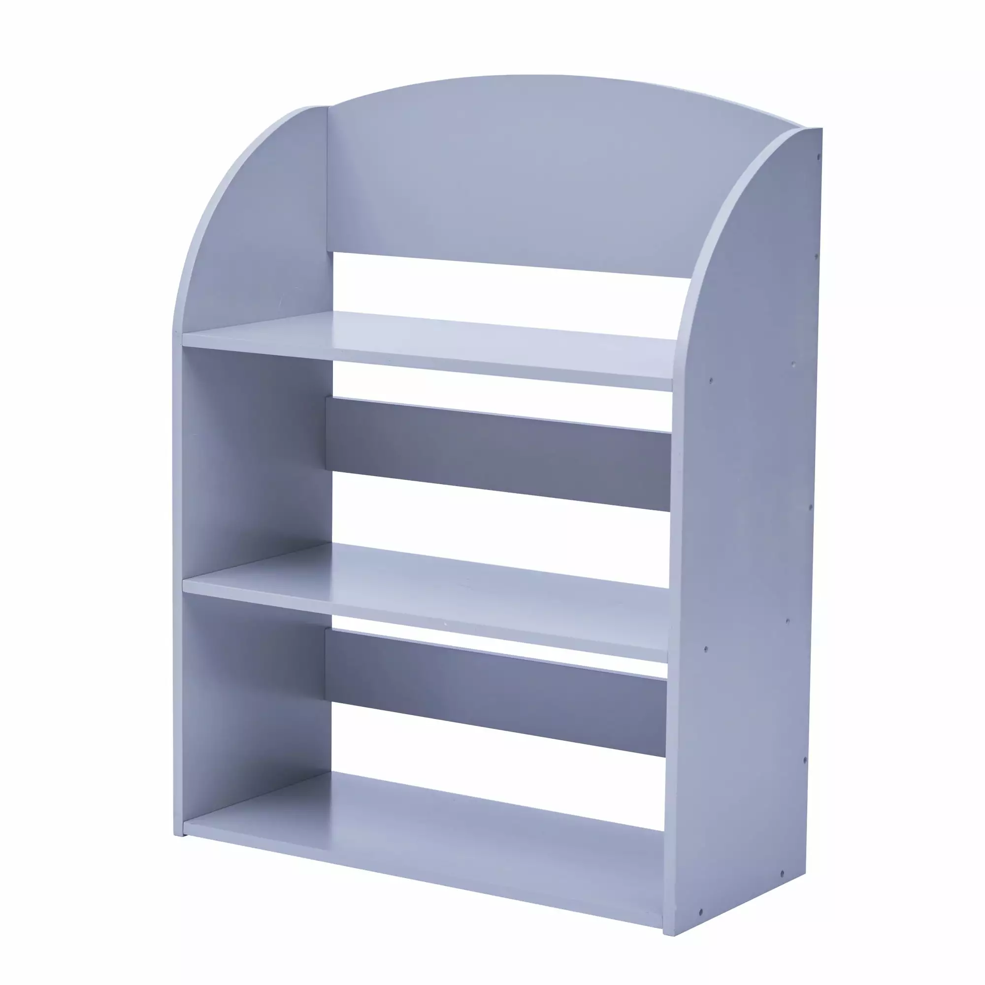 Fantasy Fields Plain Kids 3 Shelf Bookcase Grey Simple Design