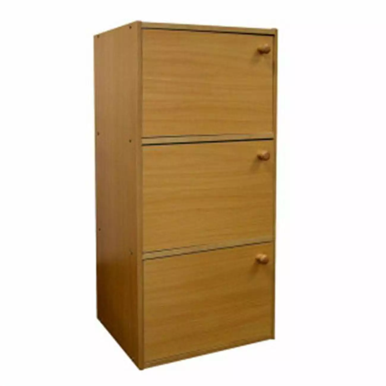 3-Level Bookshelf Doors Multipurpose Storage Shelf Ore International