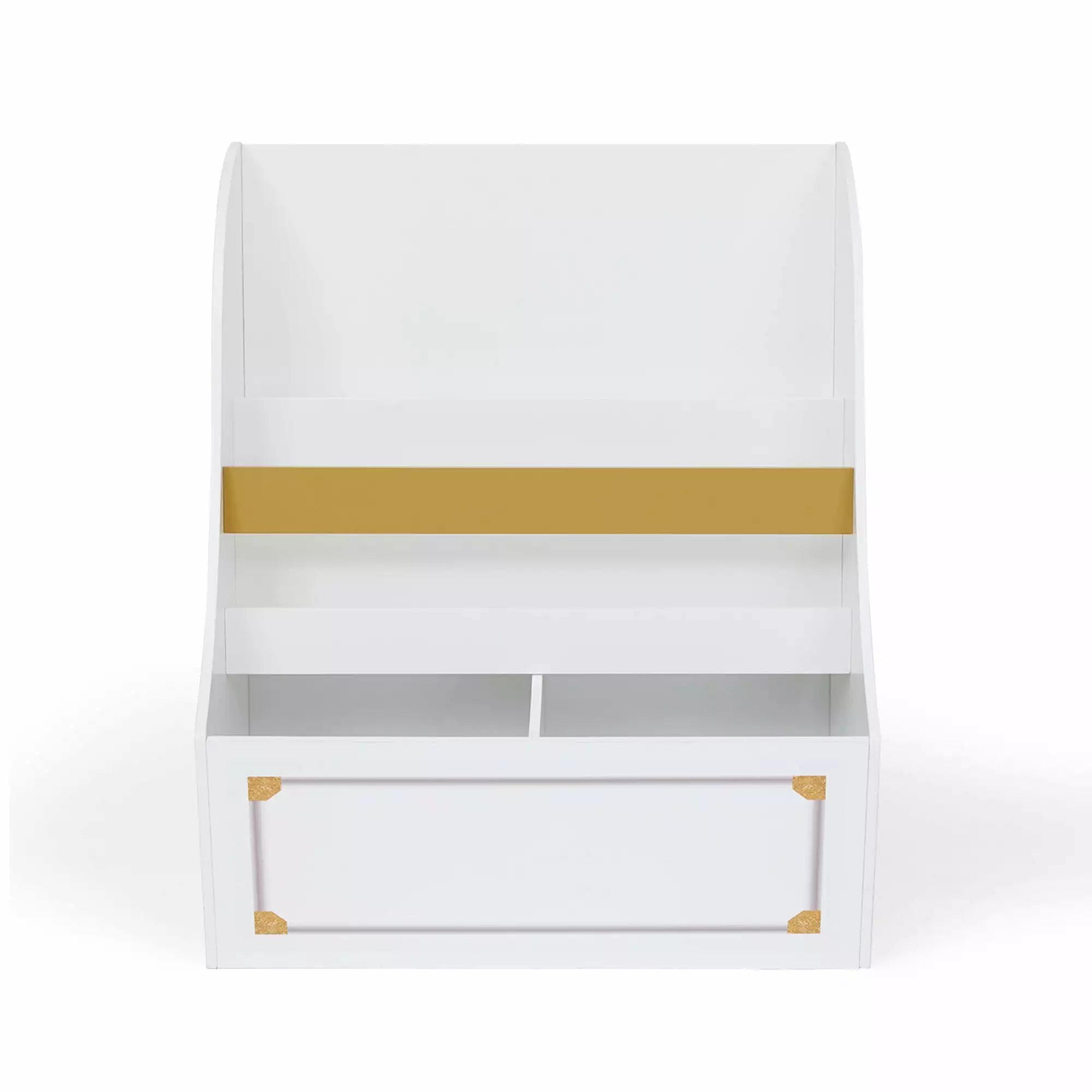 Fantasy Fields Versailles Kids Wooden Bookcase and Storage Bin Nursery Playroom Teamson Kids