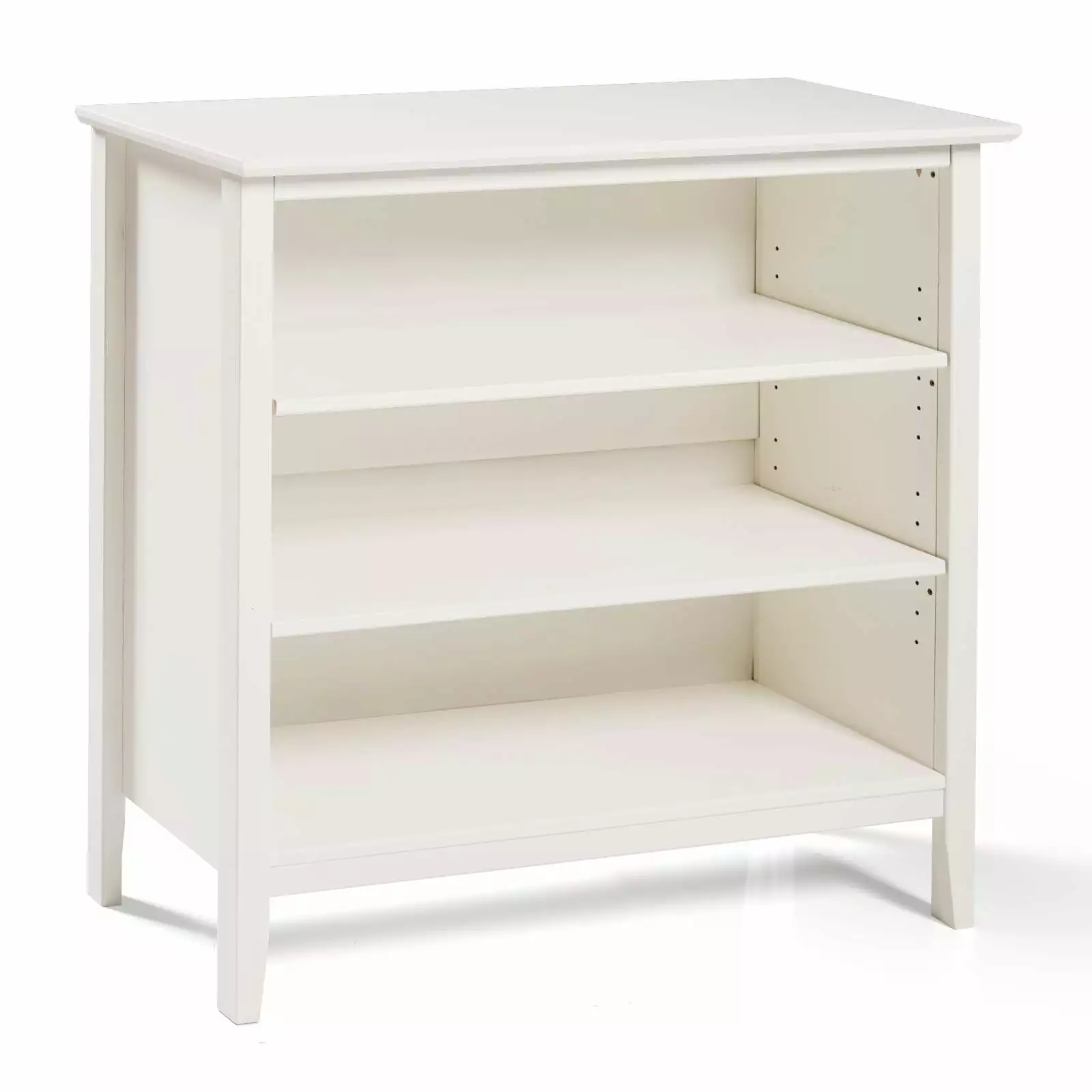 Alaterre Simplicity Kids Under Window Bookcase White - Space-Saving Storage