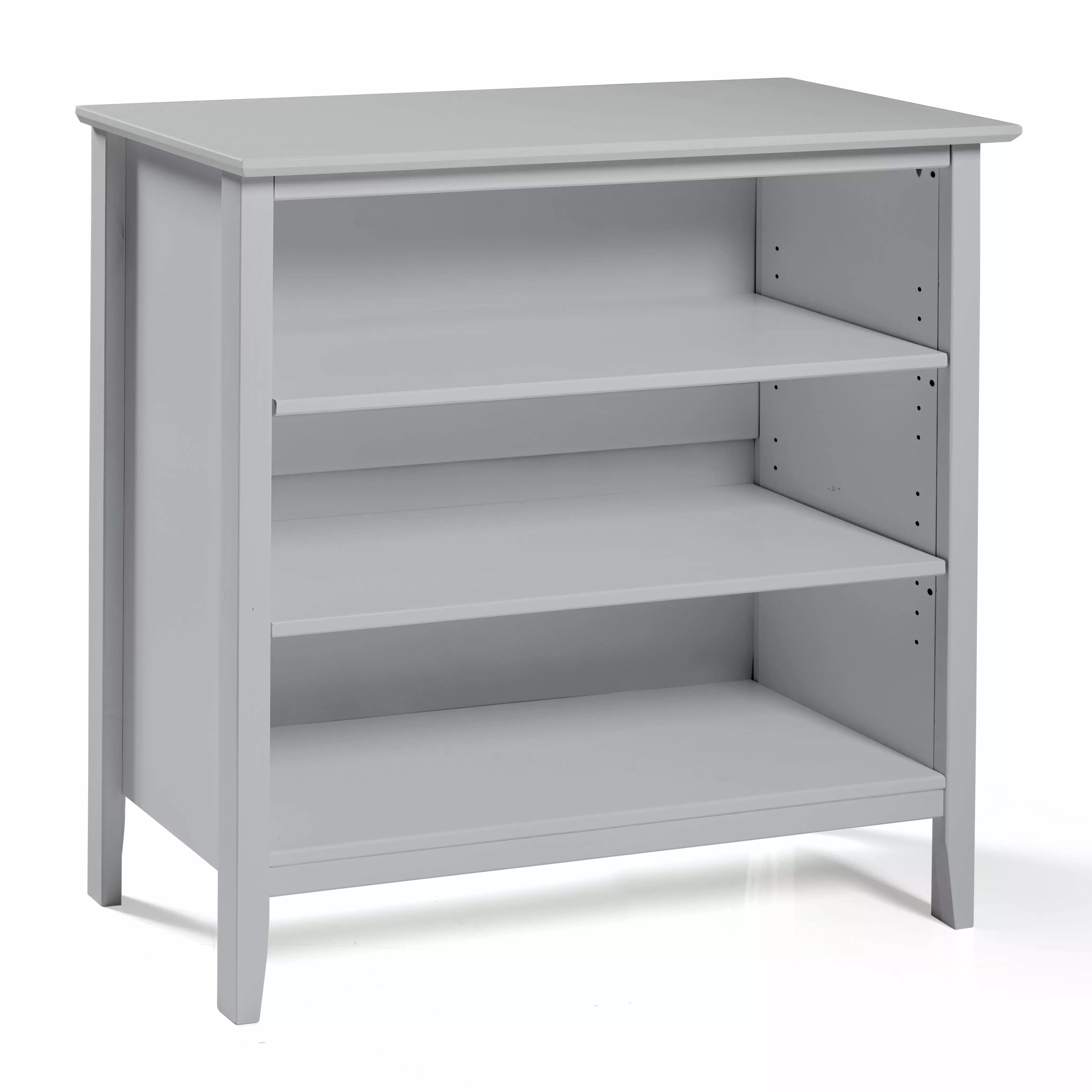 Alaterre Simplicity Kids Under Window Bookcase Dove Gray - Compact Design