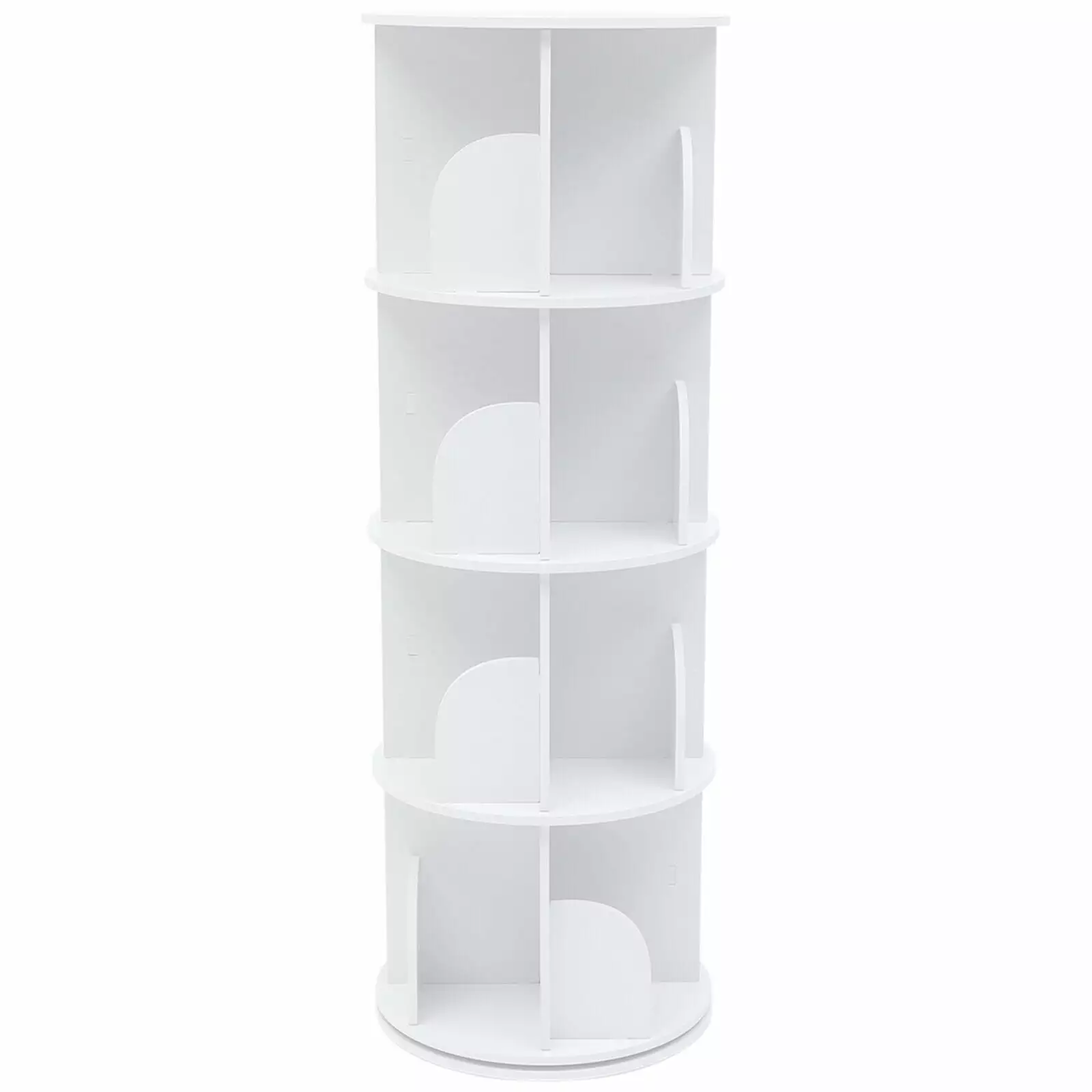 4 Tier Floor Rotating Bookshelf 360 Bookcase Freestanding Storage Shelf Display Rack not apply