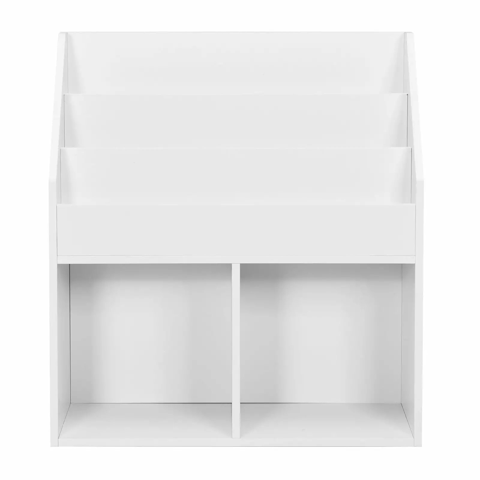 Topbuy Kids Wooden Bookshelf Bookcase Display Rack Toy Storage Cabinet Arranger Holder Kids Room Nursery
