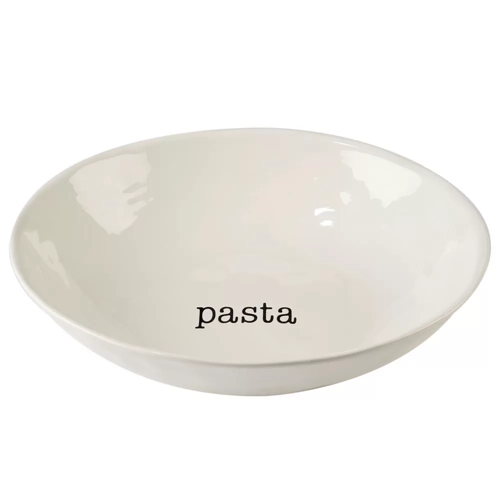 Certified International It's Just Words Multi-Colored 13 x 3 Inch Pasta Bowl Stylish Dining