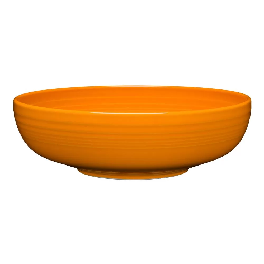 Fiesta 10.5 Inch 96 oz Butterscotch Ceramic Extra Large Bistro Serving Bowl Entertaining