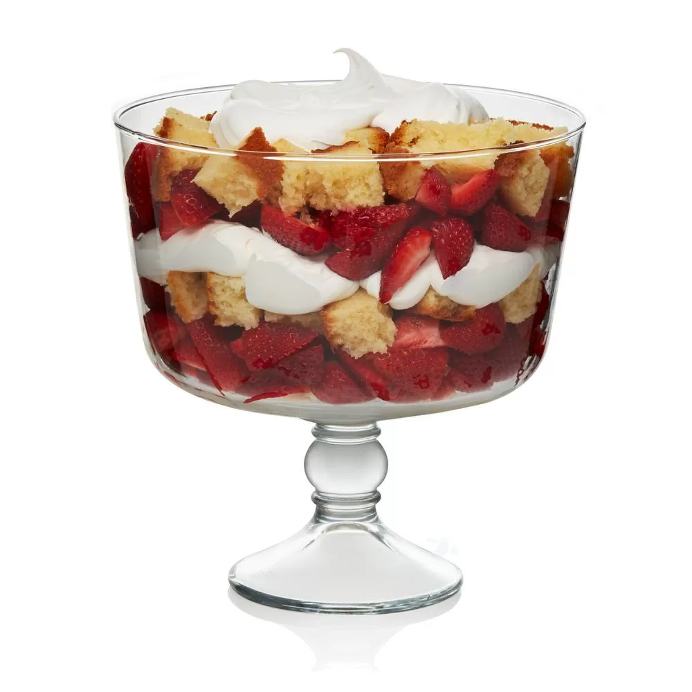 Libbey Selene 9 Inch 1-Piece Trifle Bowl Set Desserts and Salads