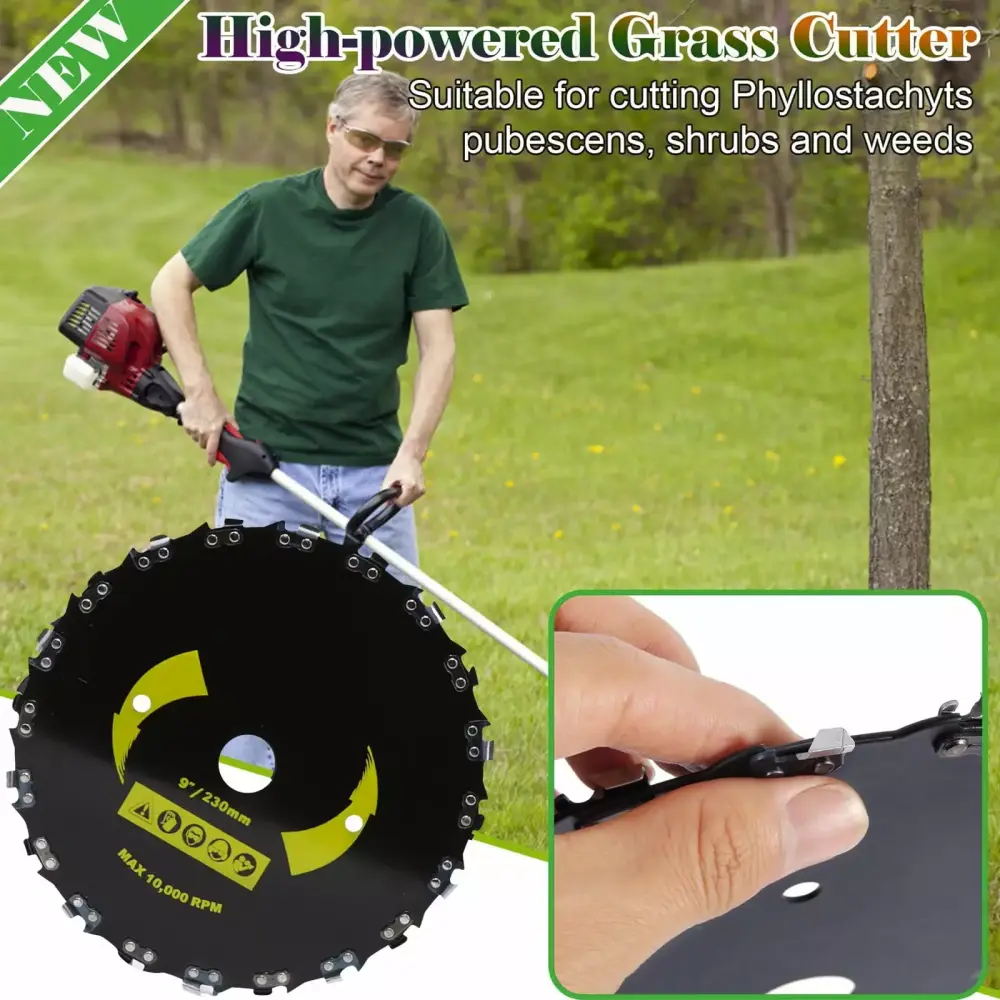 Heavy Duty Chain Saw Tooth Brush Cutter Gas Electric Trimmer