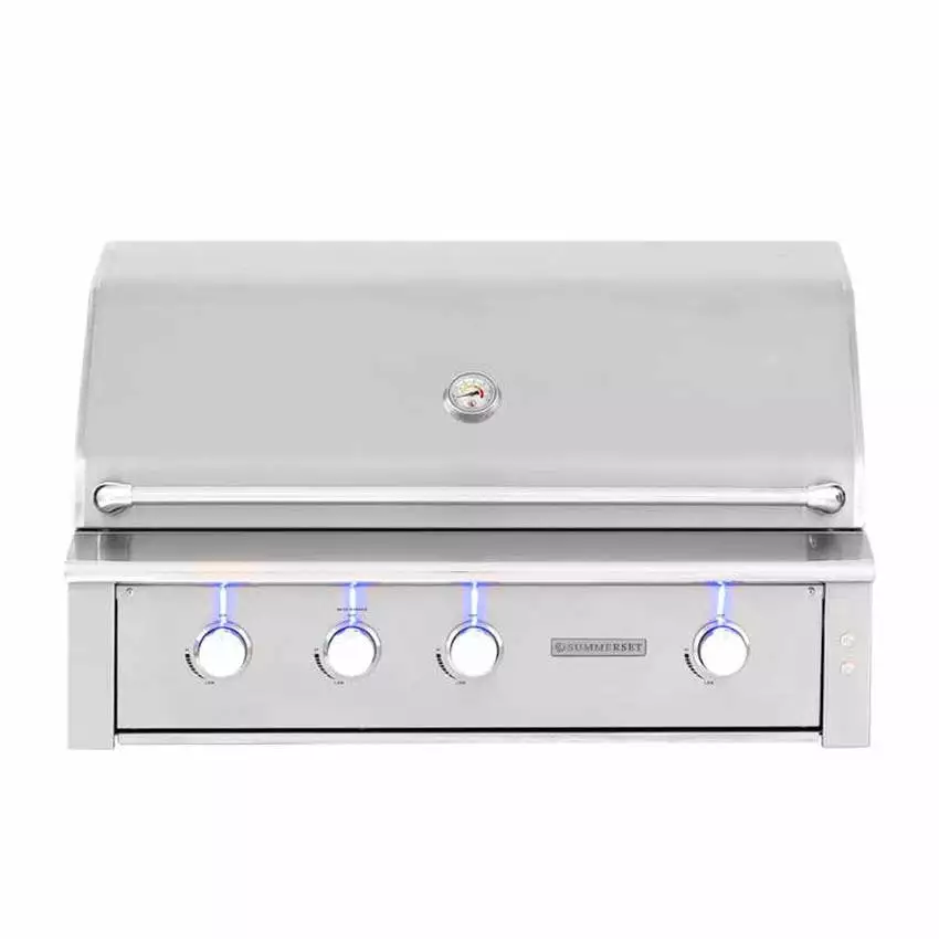 Summerset Alturi 42-Inch 3-Burner Built- Propane Gas Grill Stainless Steel Burners Rotisserie ALT42T-LP