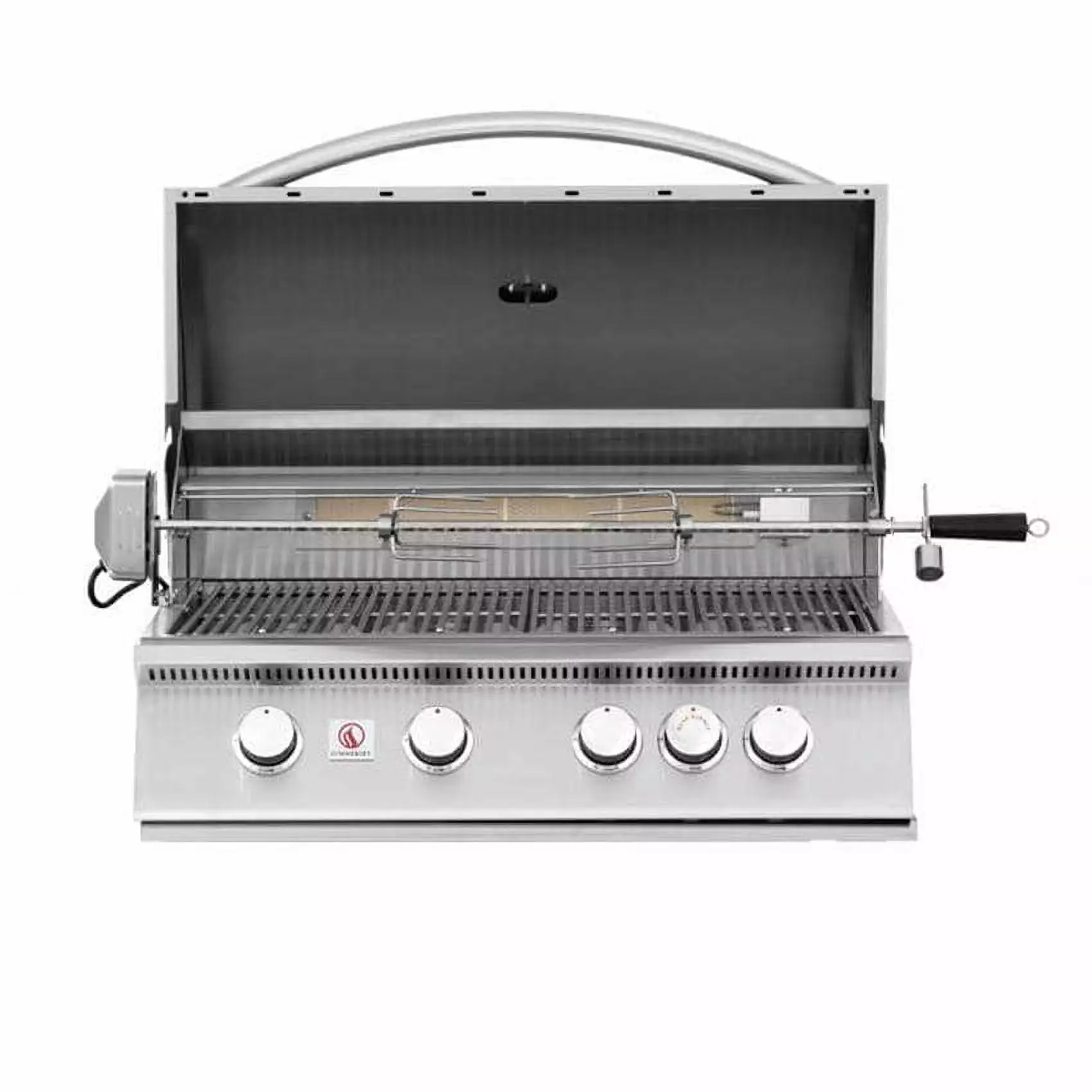 Summerset Sizzler 32-Inch 4-Burner Built- Natural Gas Grill Rear Infrared Burner