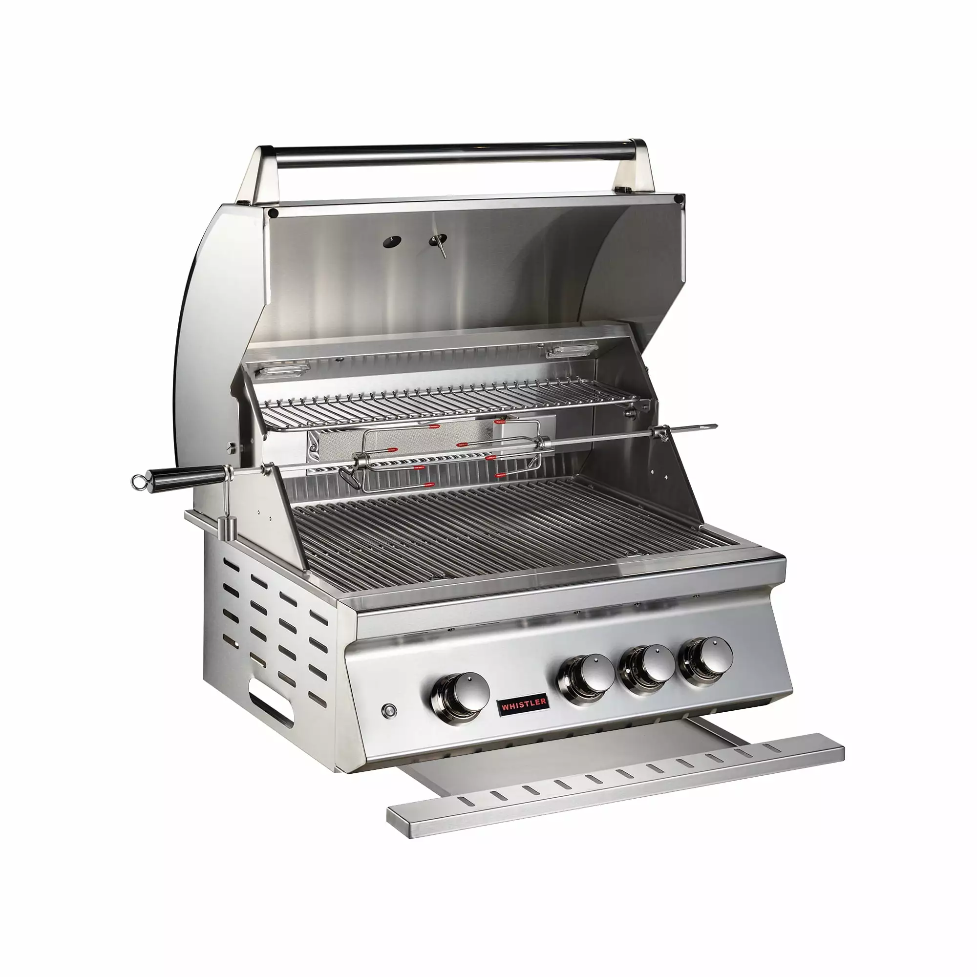 Whistler Built- 3-Burner Propane Gas Grill Stainless Steel 28-inch