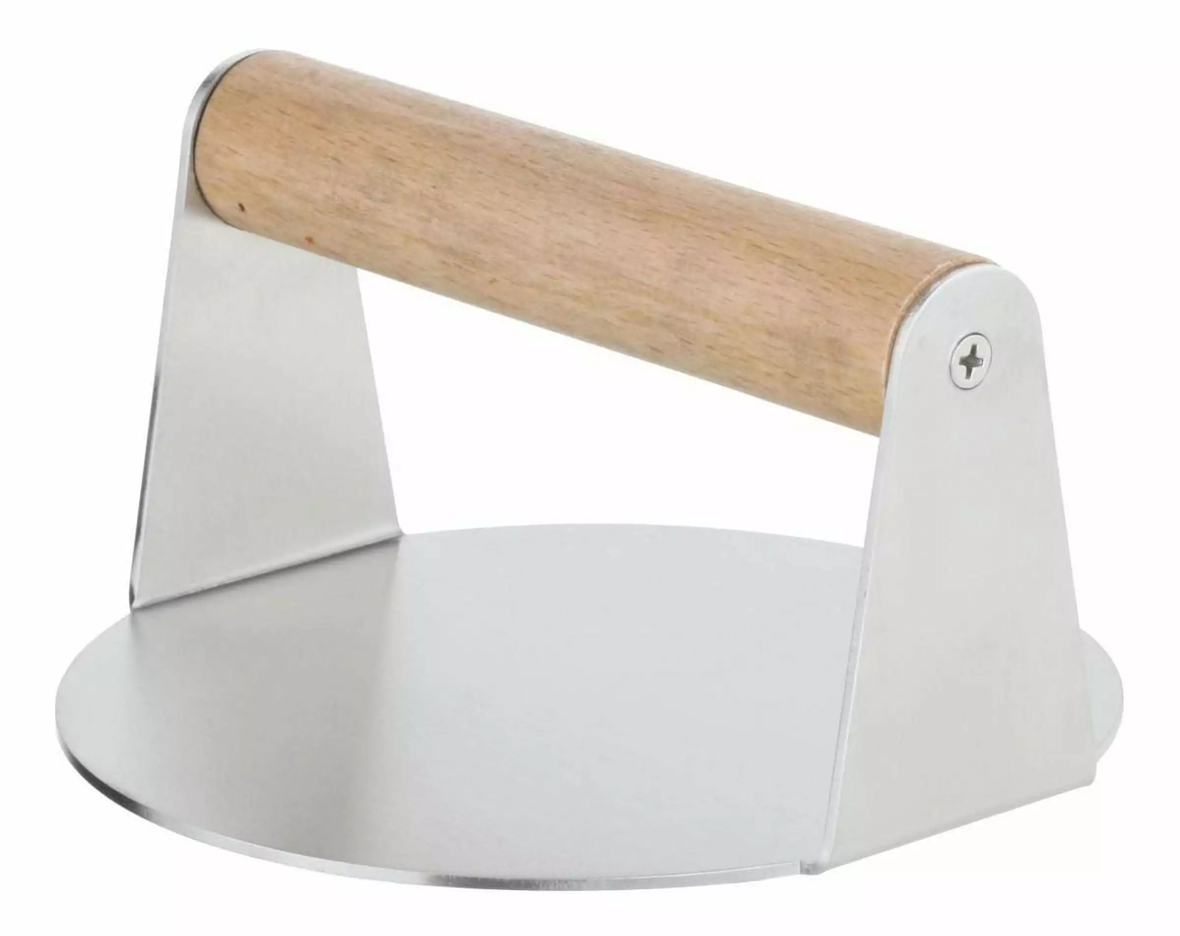 Manual Burger Pressing Wooden Handle Hand Pressing Cake Press Meat Plate Steak Mold Luniquz