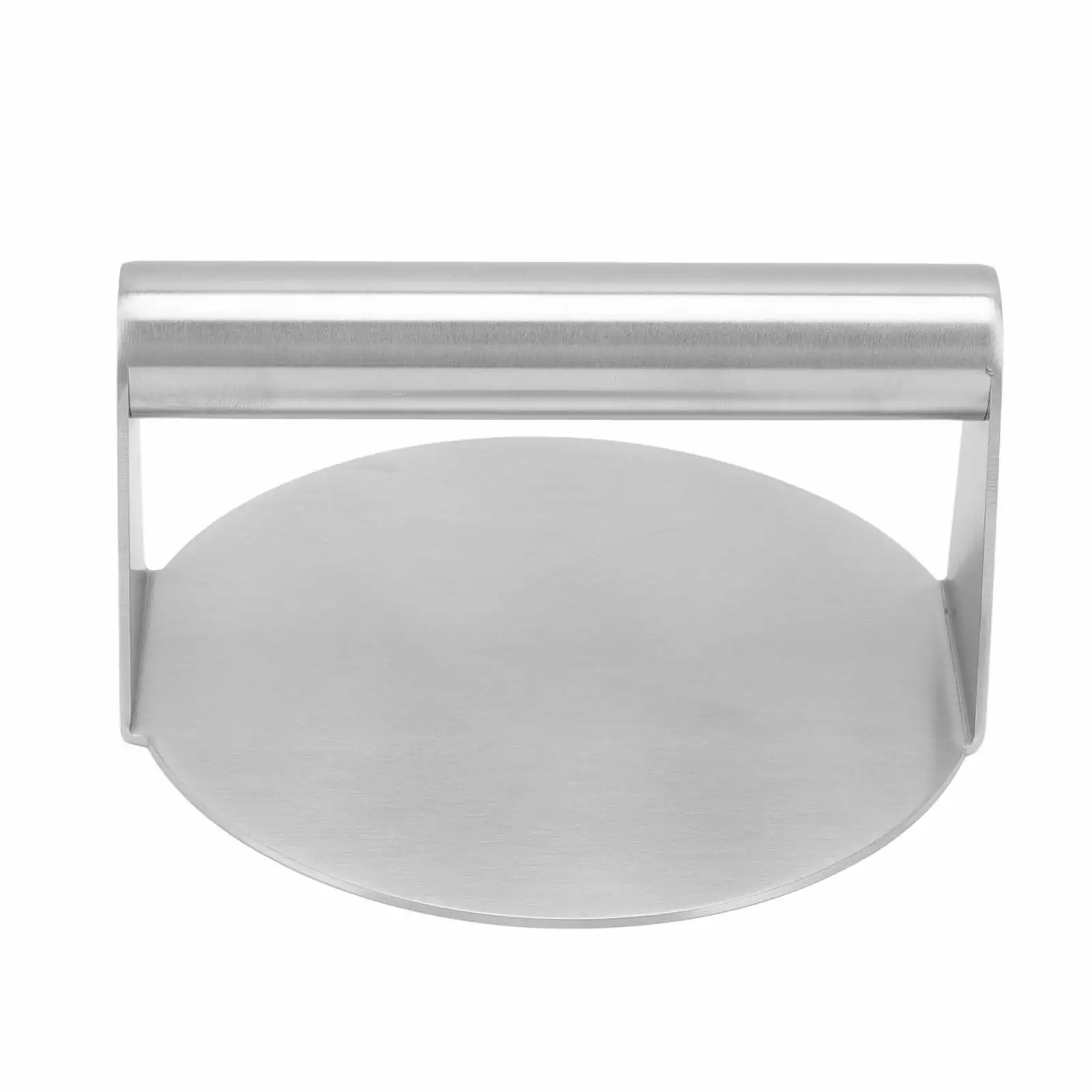 304 Stainless Steel Round Burger Press Cozy Handle Bacon Steak Grilling SiyangS shop