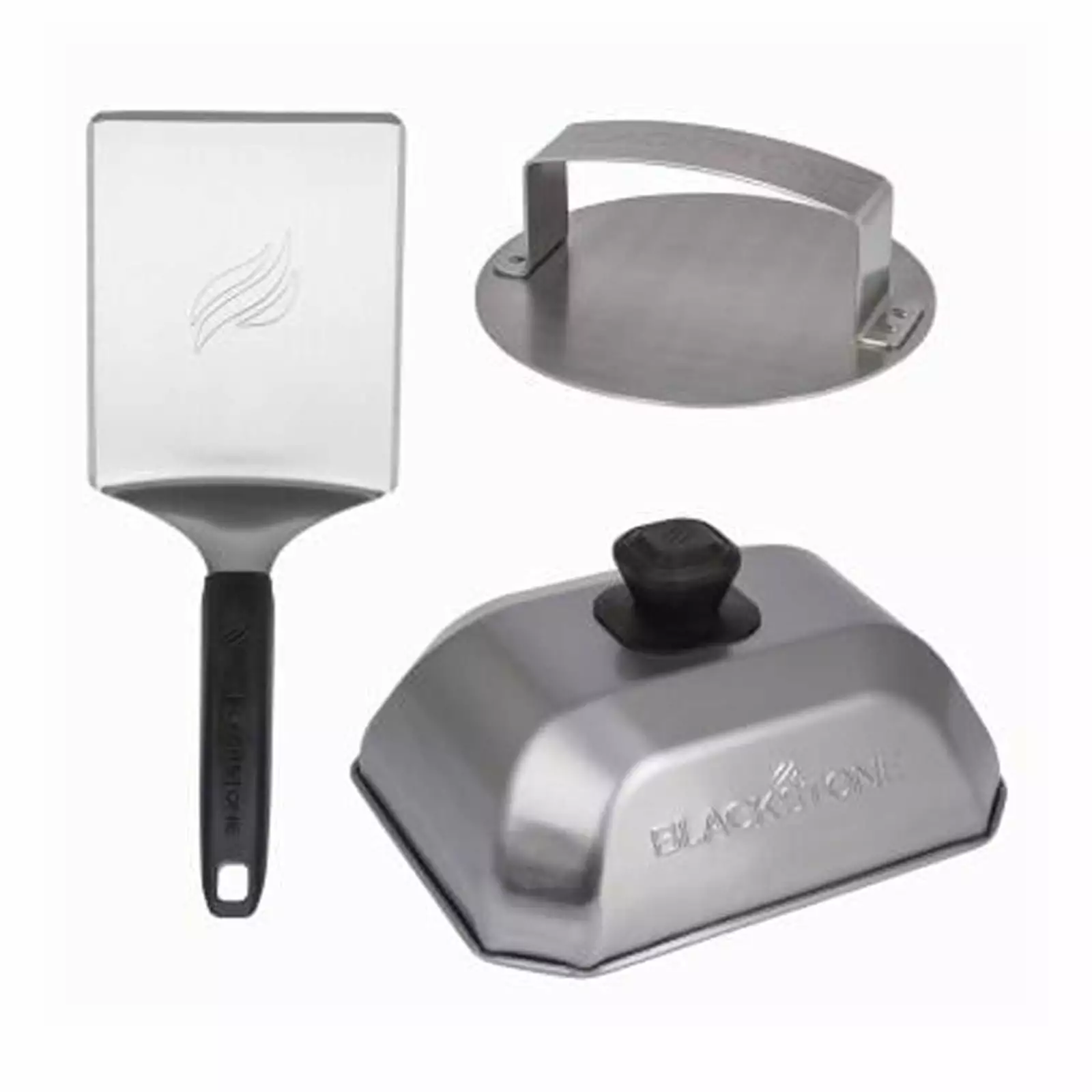 Blackstone 5462 3-Piece Hamburger Kit - Includes Spatula, Press, and Dredge