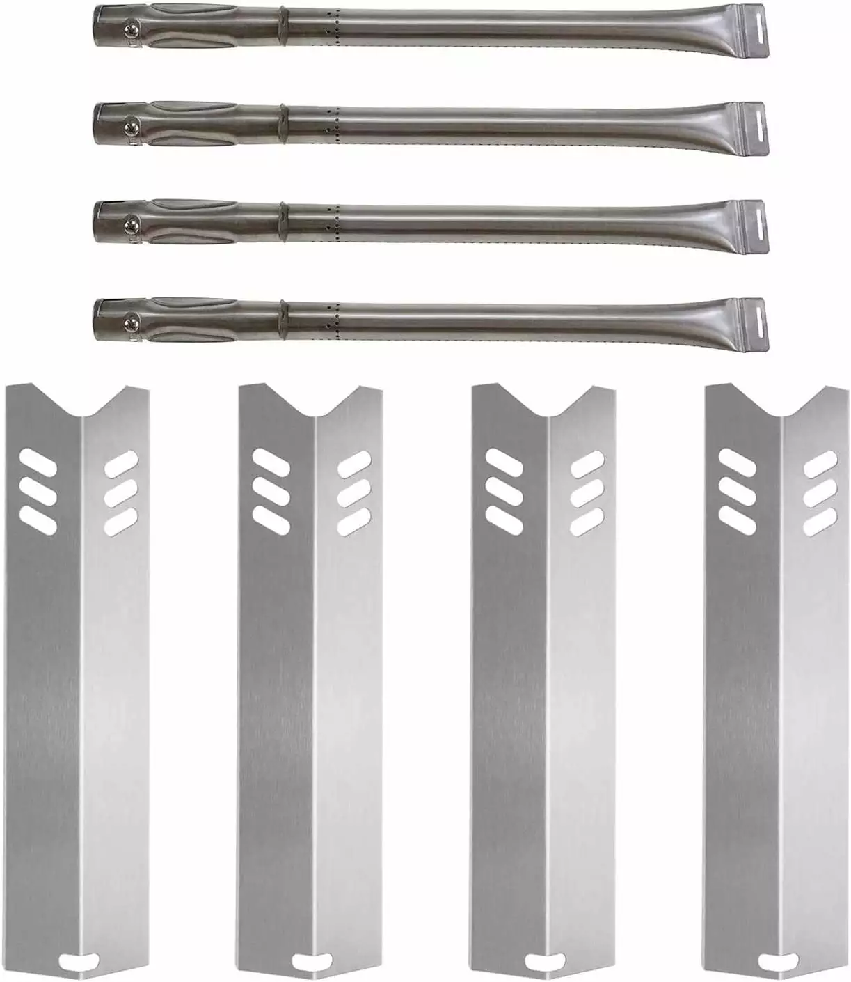 Set Four Heat Plates and Burners Electrodes Dyna-Glo and Uniflame Grills Outdoor Bazaar