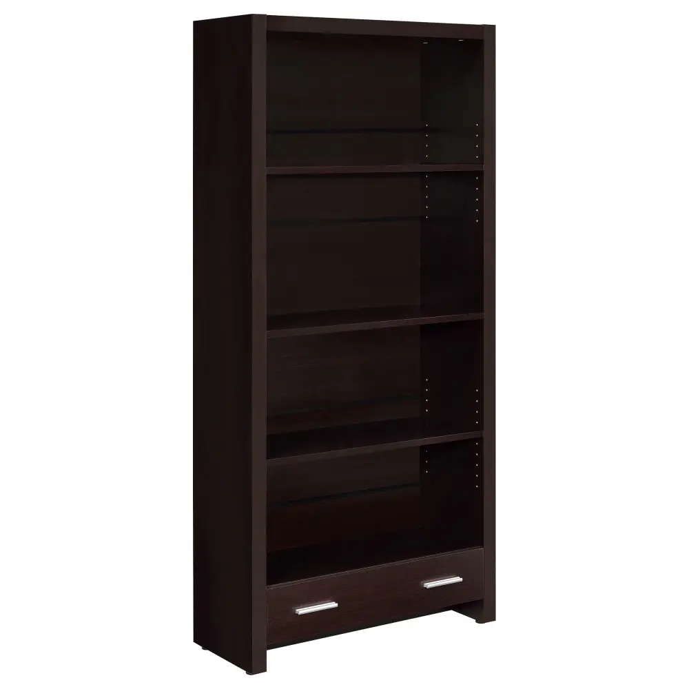 Diamond Modern Furniture COA Bookcases 4-Shelf 800905