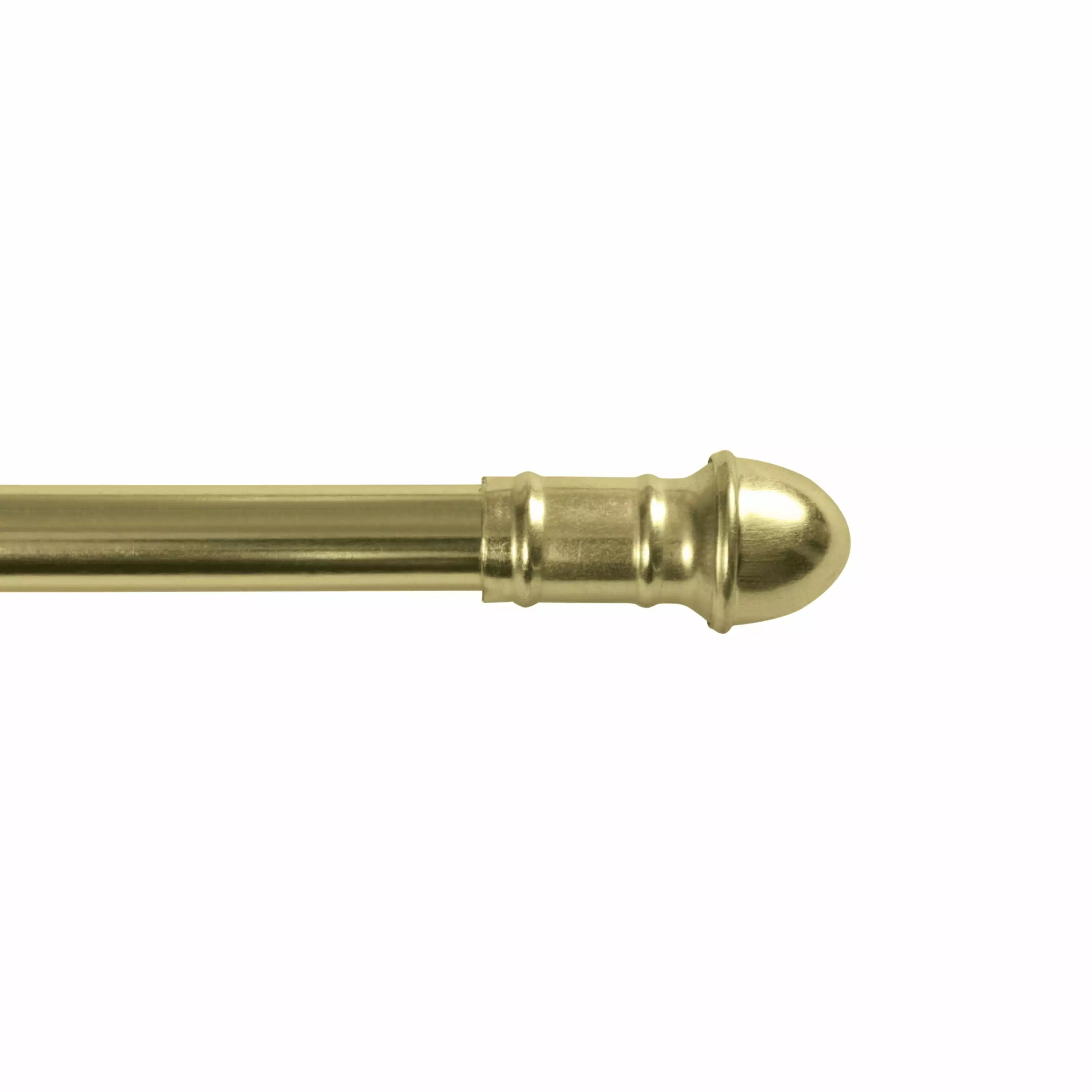 Kenney Dresden 7/16 Adjustable Decorative Cafe Curtain Rod 28-48 Inches Brass Kenney?