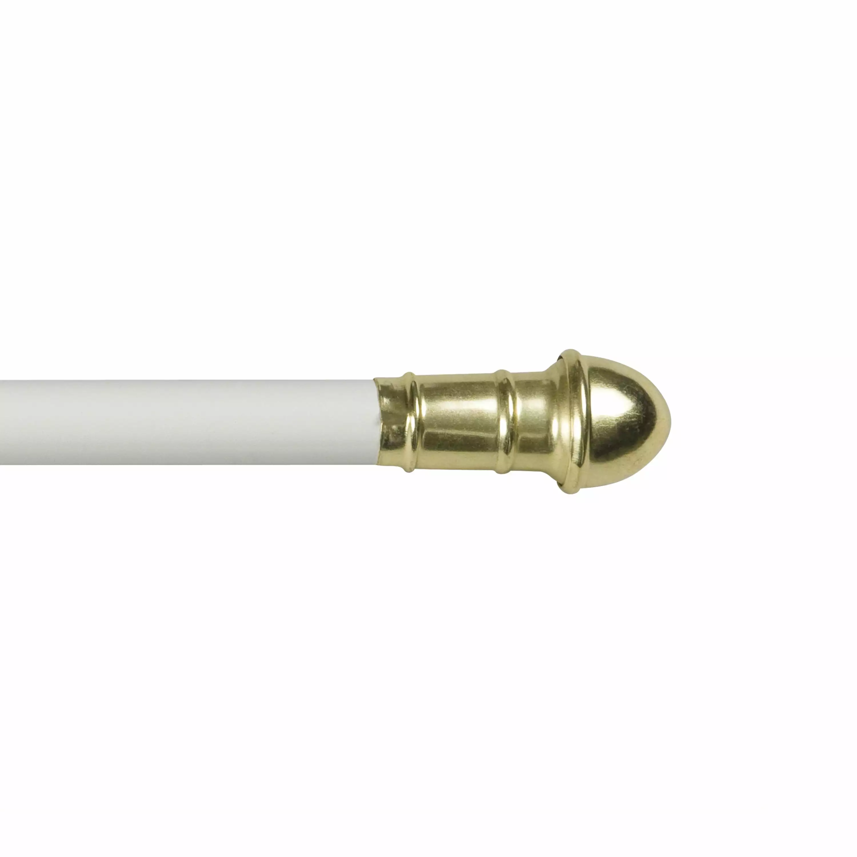 Kenney Dresden 7/16 Adjustable Decorative Cafe Curtain Rod 48-84 White Kenney?