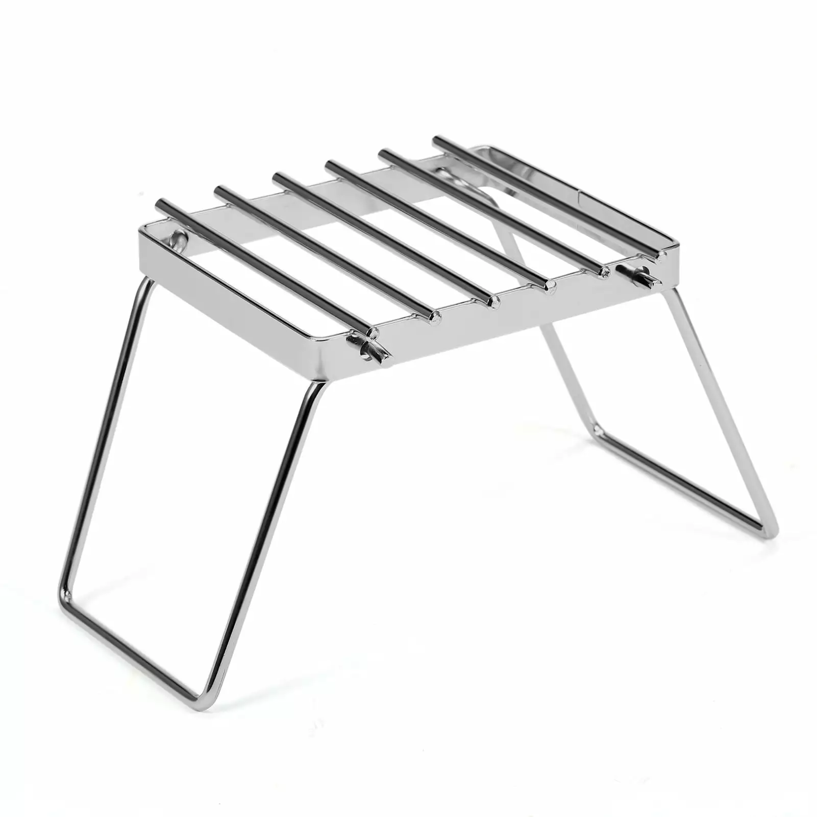 Multifunctional Folding Campfire Grill Travel-friendly Stainless Steel Camping Grill Grate Gas Stand Anself