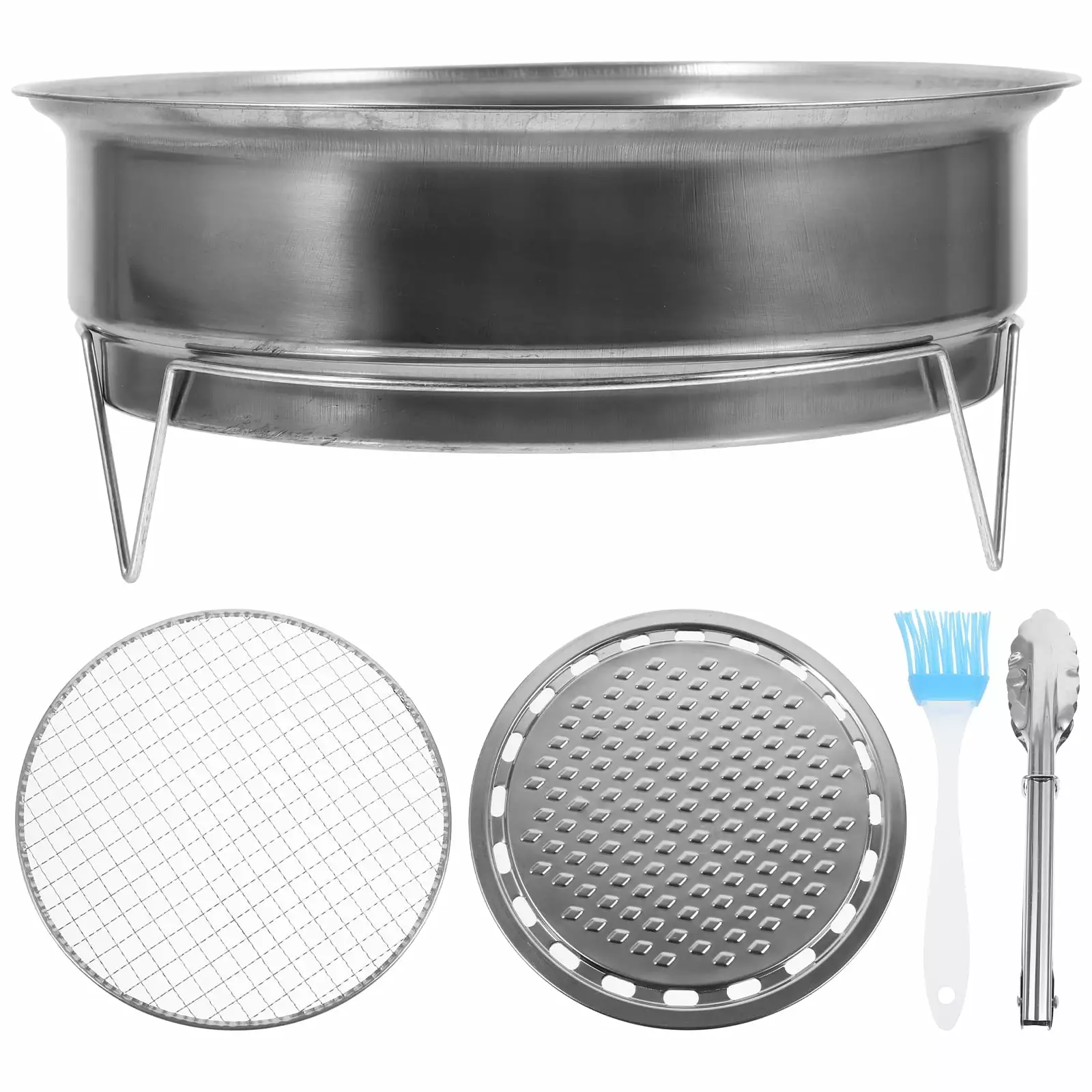 Grill Outdoor Griddle Camping Grills Travel-friendly Barbecue Stove Korean Detachable Stainless Steel PINXOR