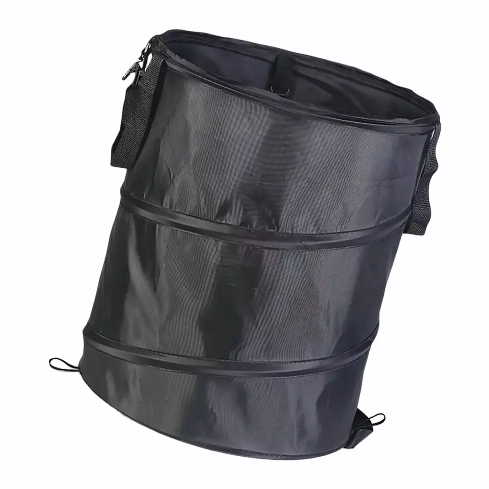 Collapsible Trash Can Outdoor Activities Yard Waste Bin Portable Folding Garbage Bin